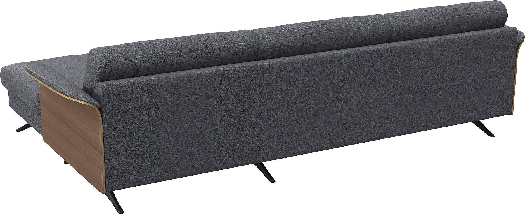 FLEXLUX Hoekbank Glow, super comfortabel door hoogwaardige zitconstructie met binnenvering, L-vorm