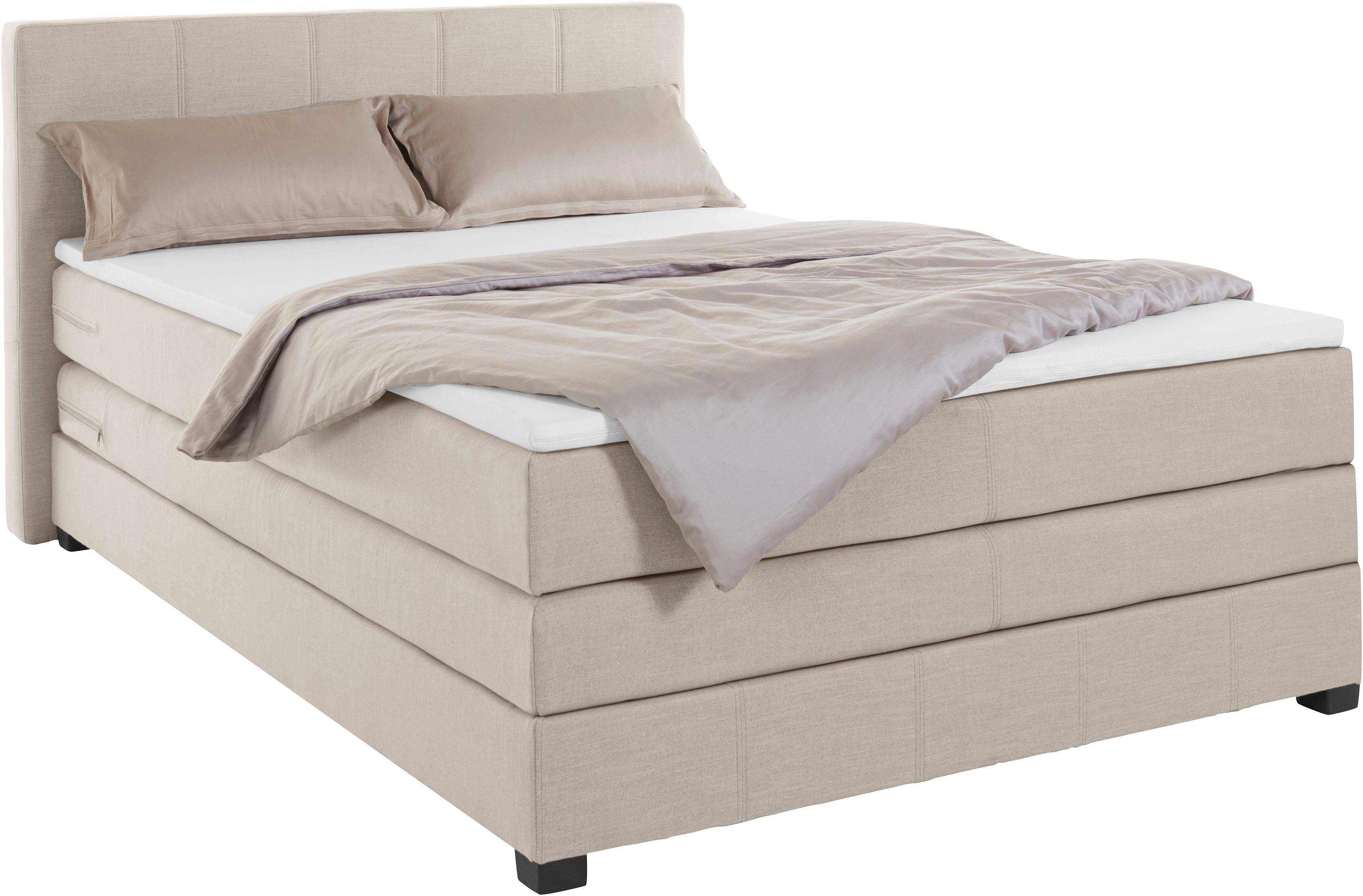 OTTO products Boxspring Peetu Pocketveringsmatras, in 4 breedten en 4 kleuren, incl. topmatras