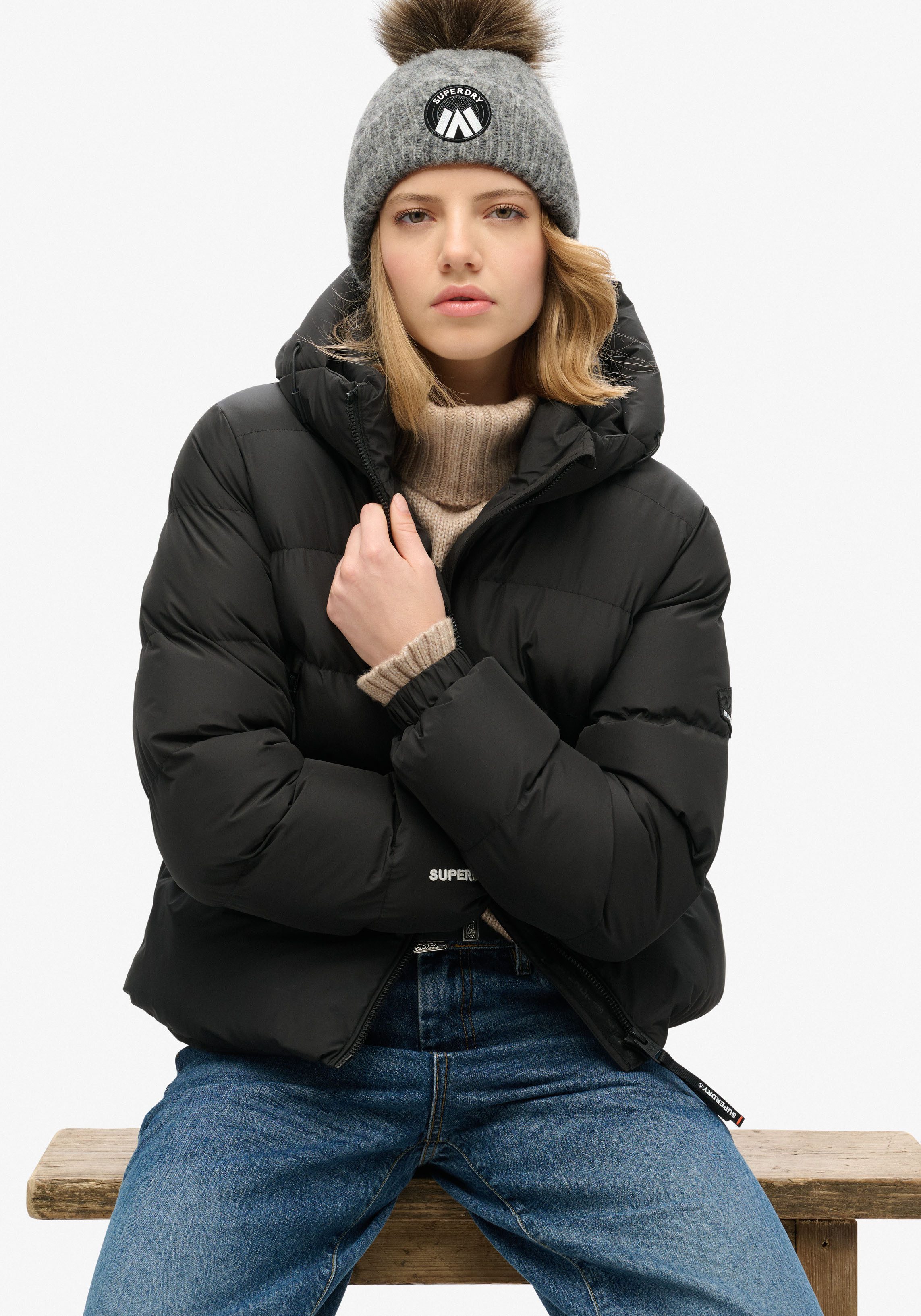 Superdry Beanie CABLE LUXE KNIT BEANIE HAT