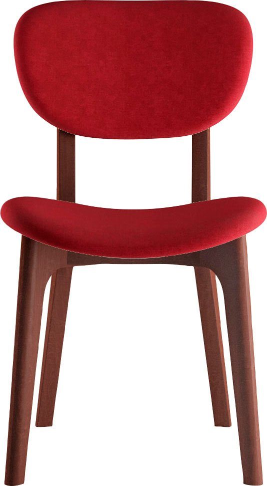 INOSIGN Stoel COZY Made in Italy Frame in beuken, kersen- of notenhout, massief hout, designstoel (set, 2 stuks)