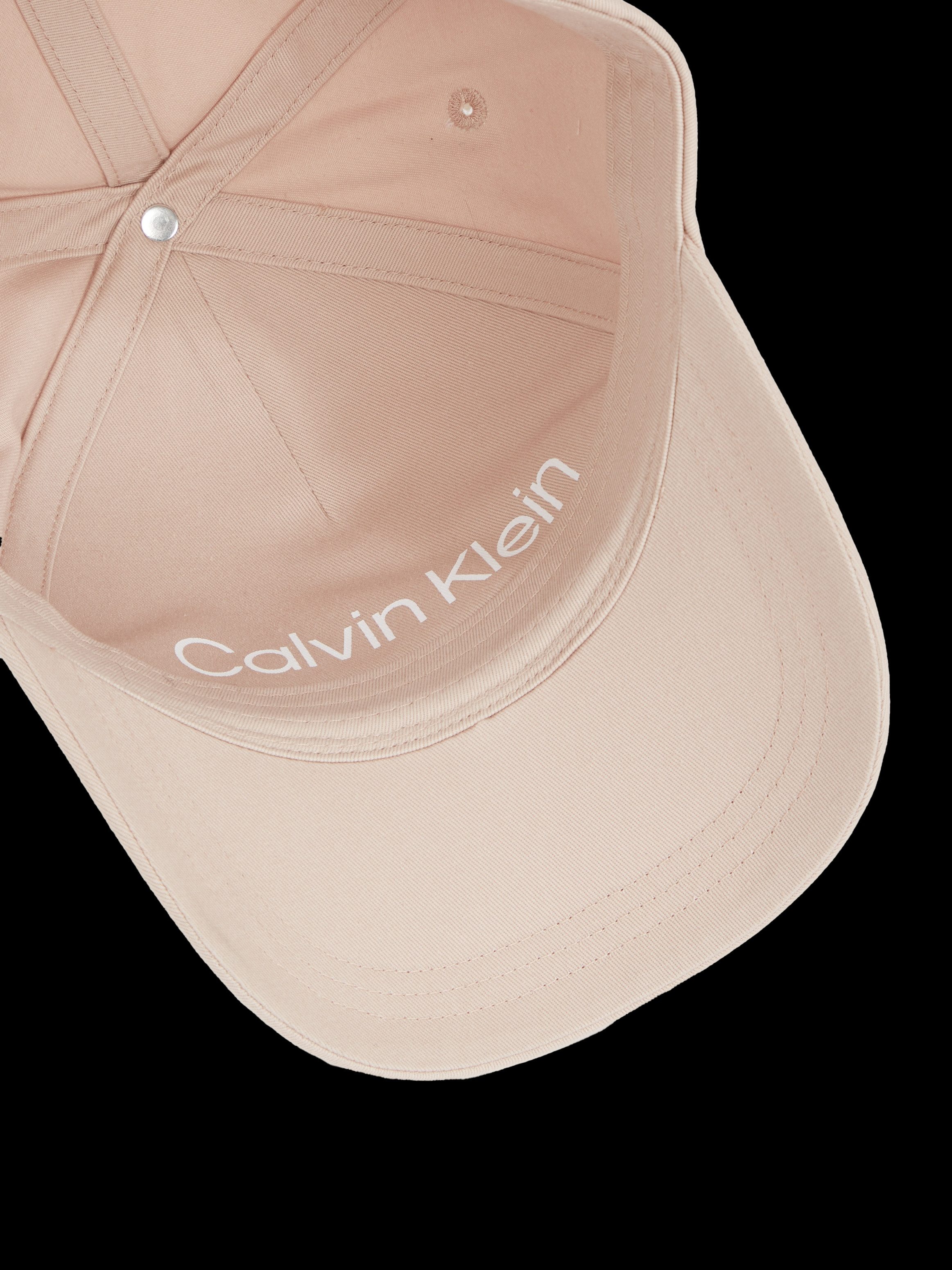 Calvin Klein Baseball pet CK METAL COTTON CAP Logoprand op de klem sluiting