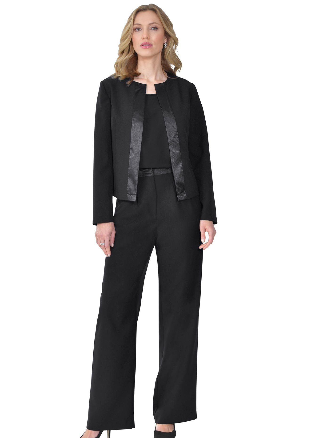 Classic Basics Jasje Blazer dames blazerjasjes maat 48 zwart