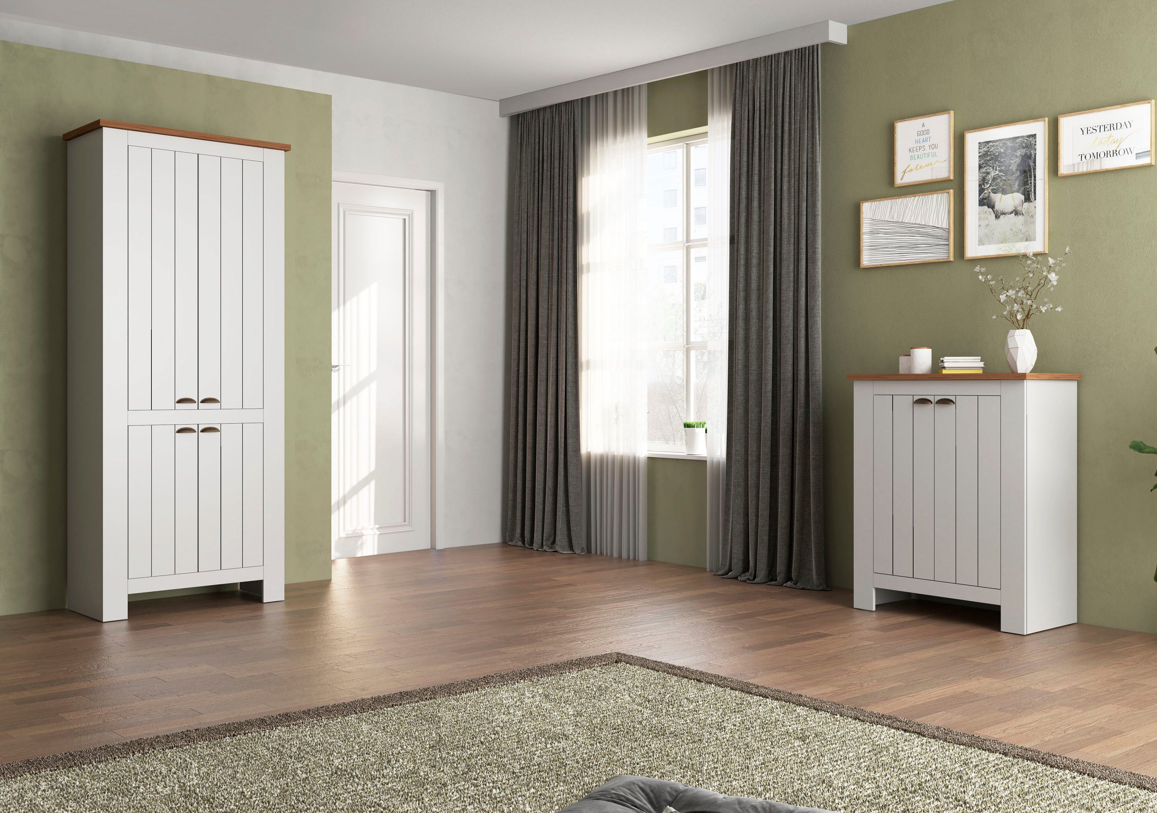 INOSIGN Schoenenkast FIGO, gemaakt in Italië - schoenenkast, schoenenrek voor ca. 40 paar schoenen (1 stuk)