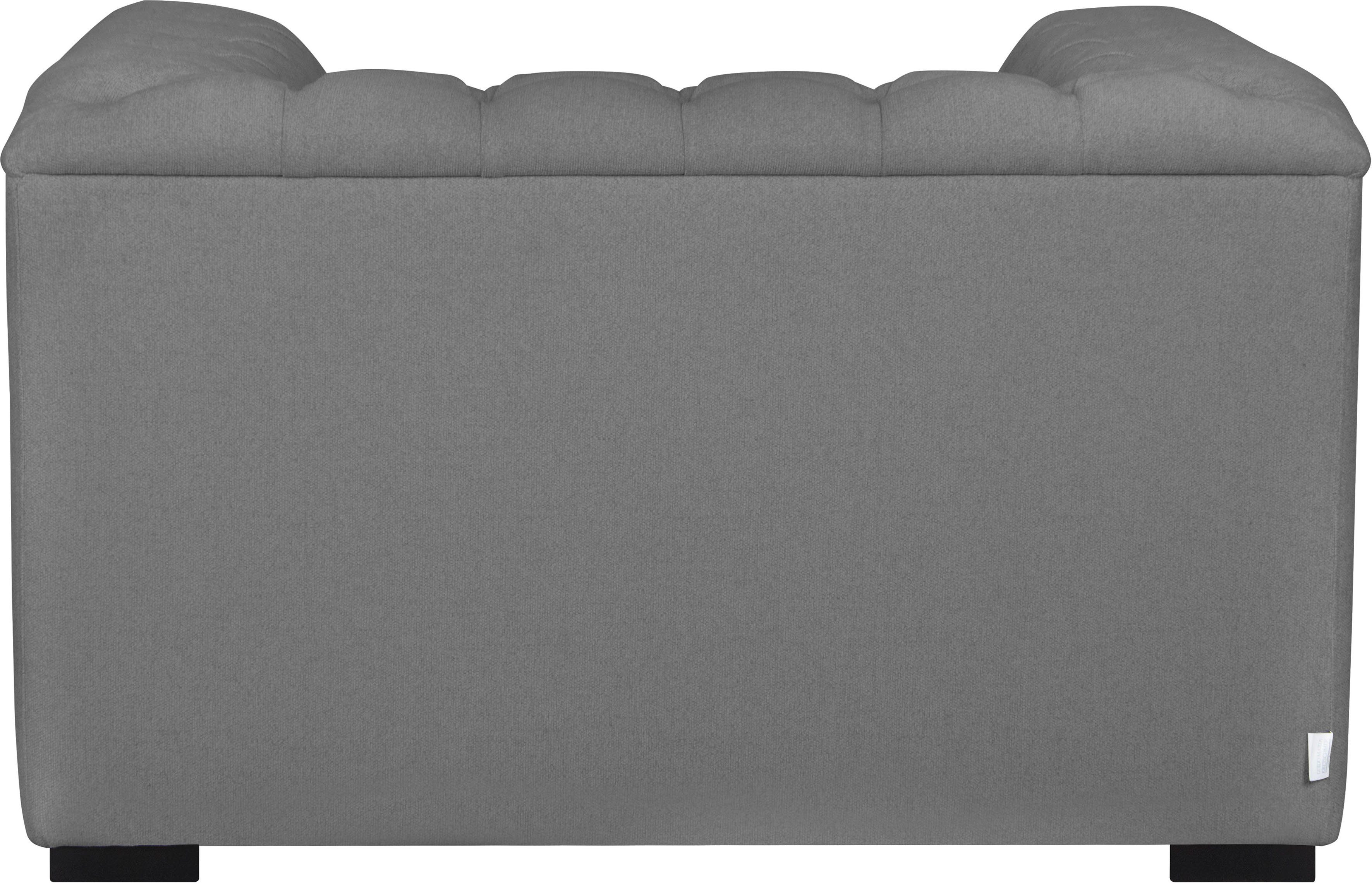 Guido Maria Kretschmer Home&Living Chesterfield-fauteuil Kalina stoel klassieke chesterfield knoopdetails, zeer hoogwaardige afwerking