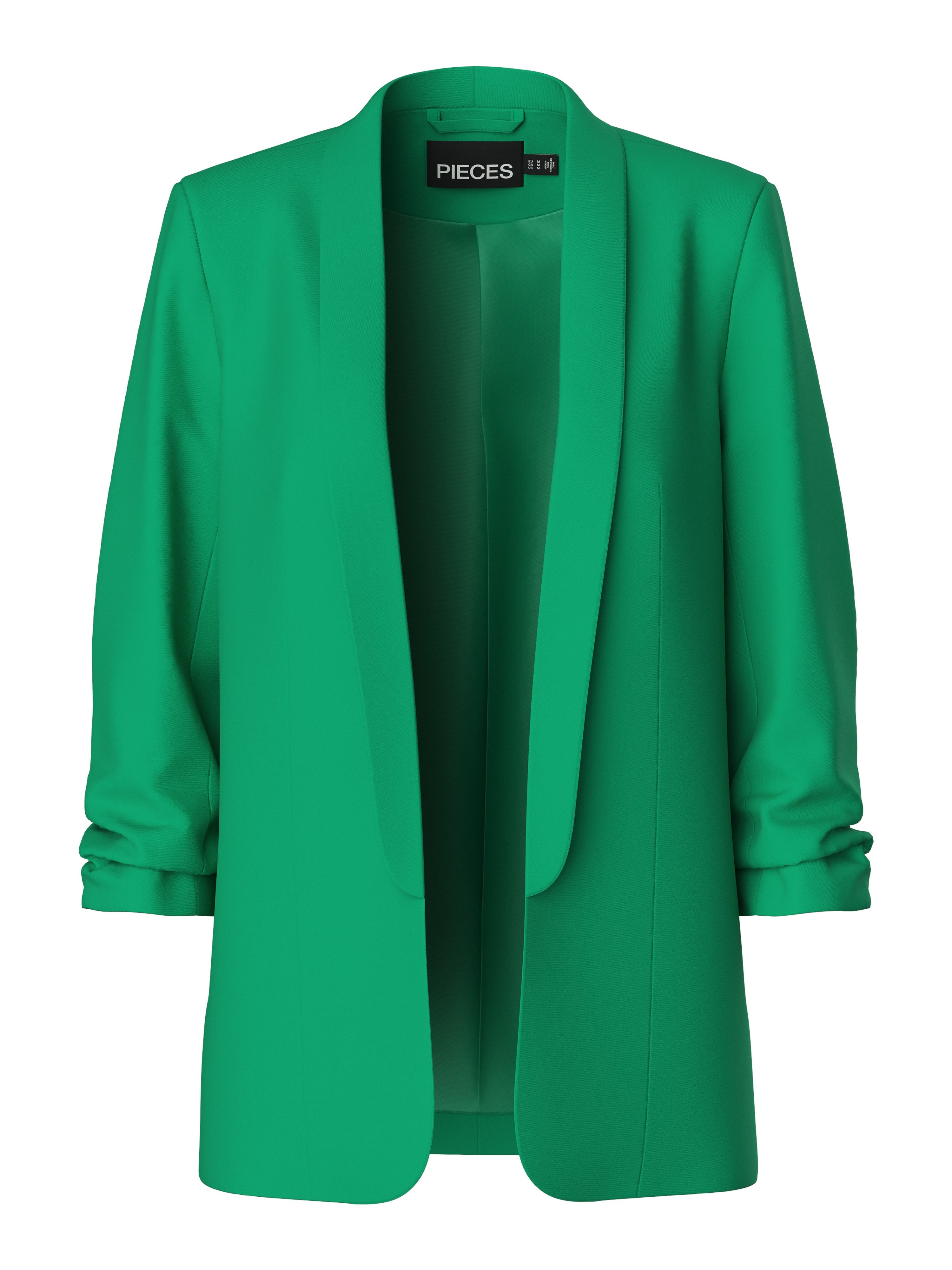 pieces Blouseblazer PCBOSELLA 3/4 BLAZER NOOS met plooidetail op de mouw