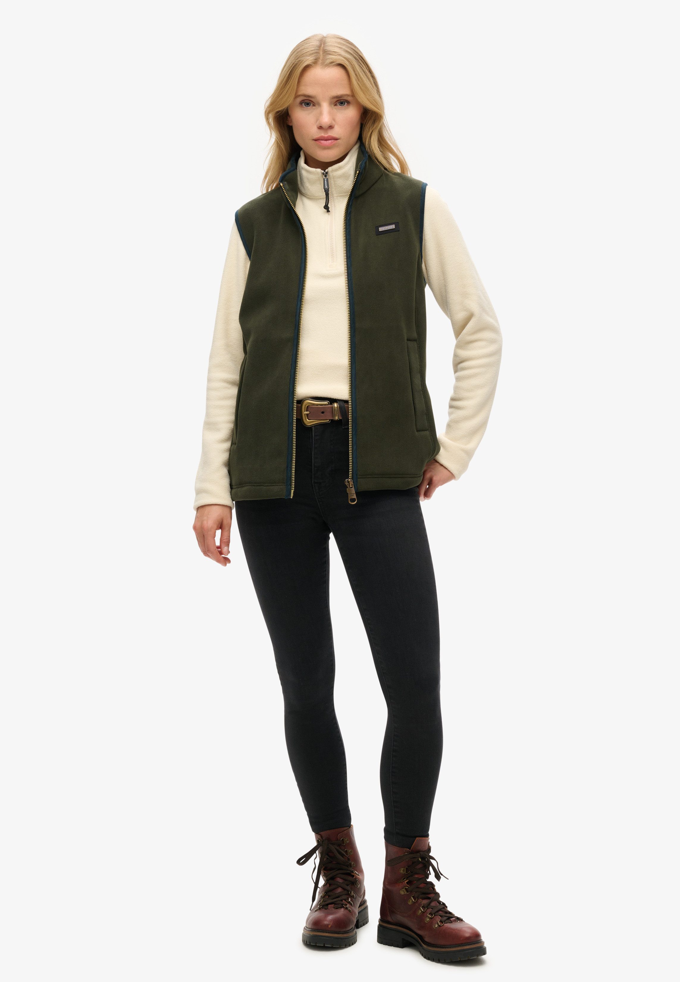 Superdry Fleecetrui POLAR FLEECE HALF ZIP