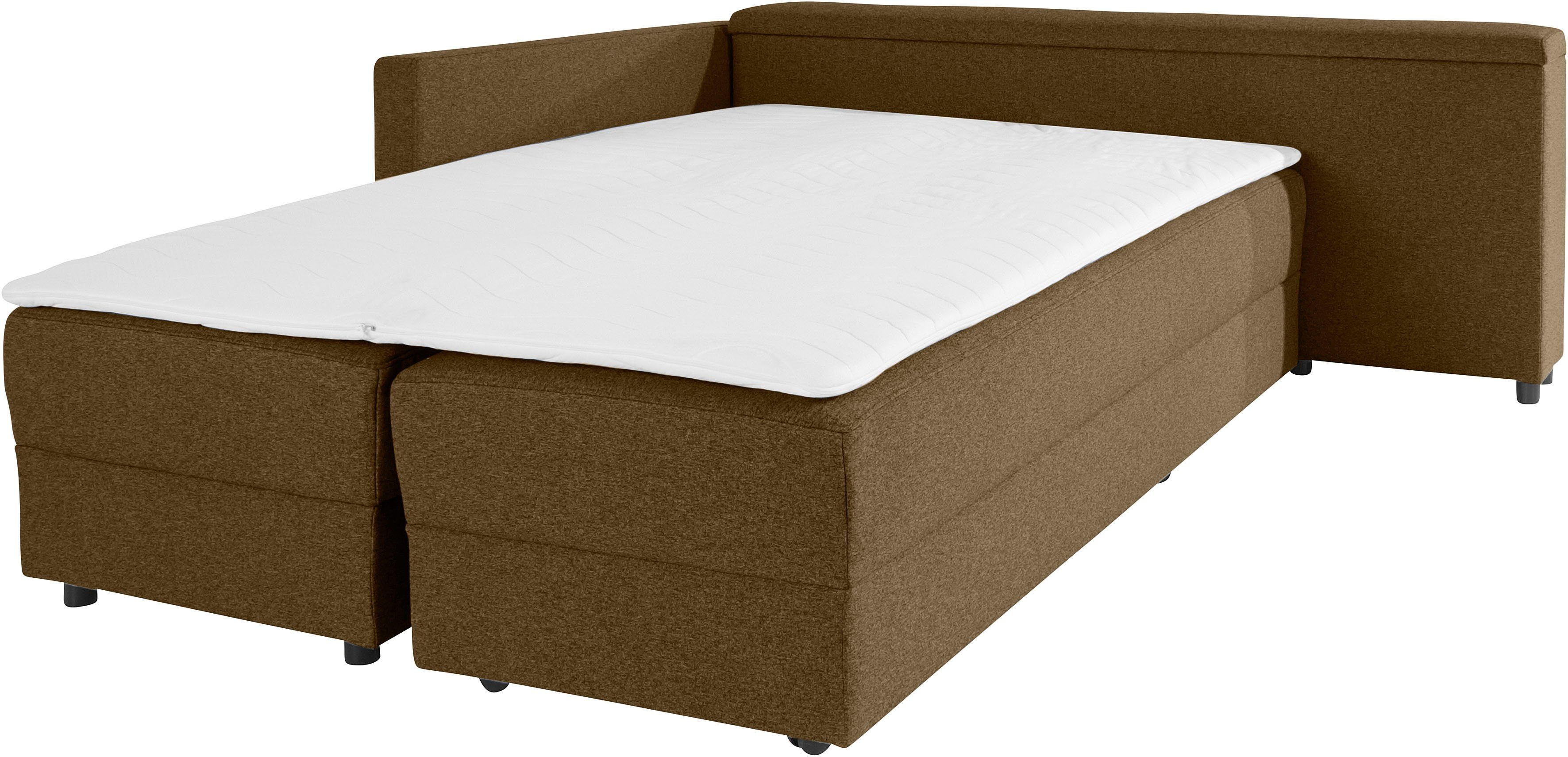 LOOKS BY WOLFGANG JOOP Hoekbank LooksIII L-vorm door draaifunctie tot bed verwisselbaar, inclusief opbergvak