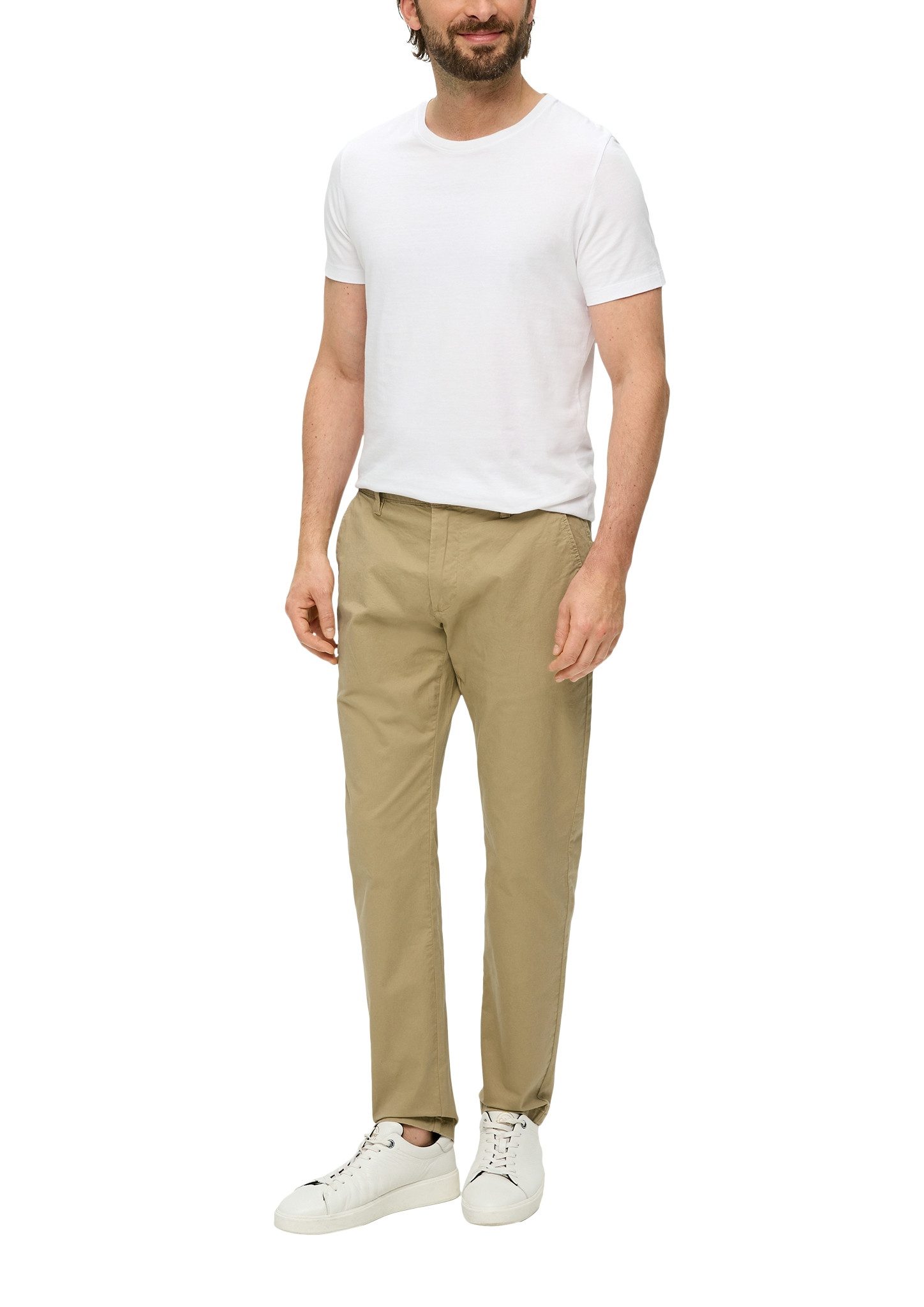 s.Oliver Chino van katoen-twill