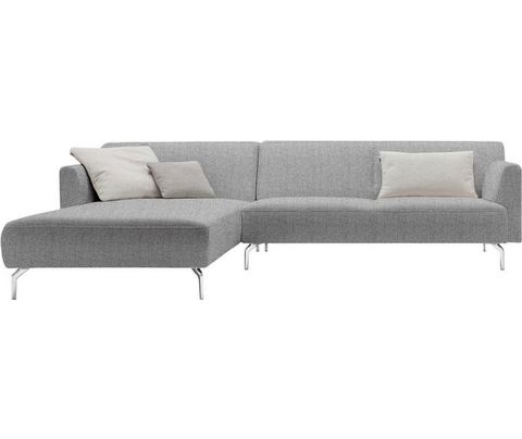 Hülsta Sofa Hoekbank Hs.446 in een minimalistische, gewichtloze look, breedte 296 cm