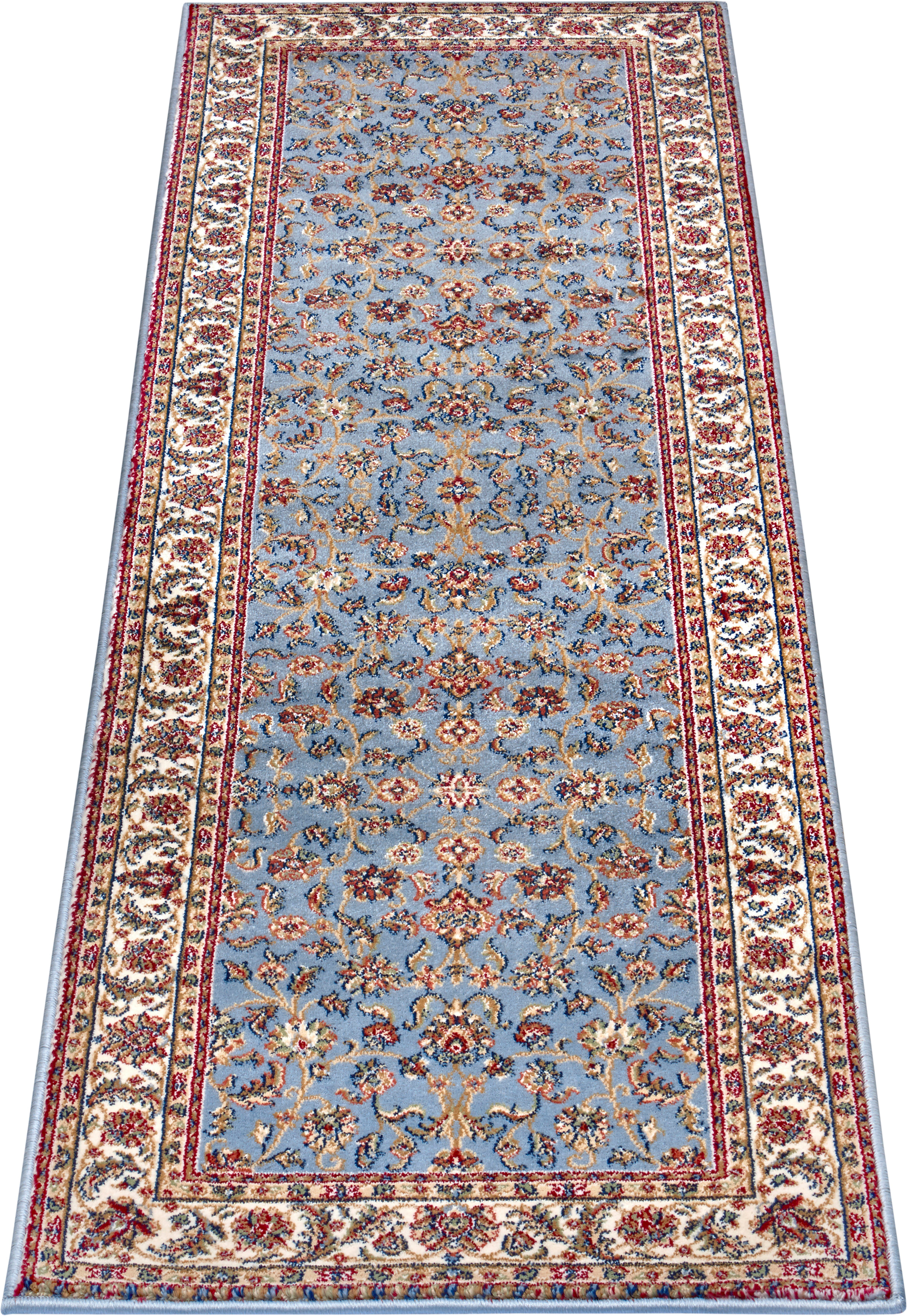 Perzische loper - Dizi lichtblauw 80x250 cm