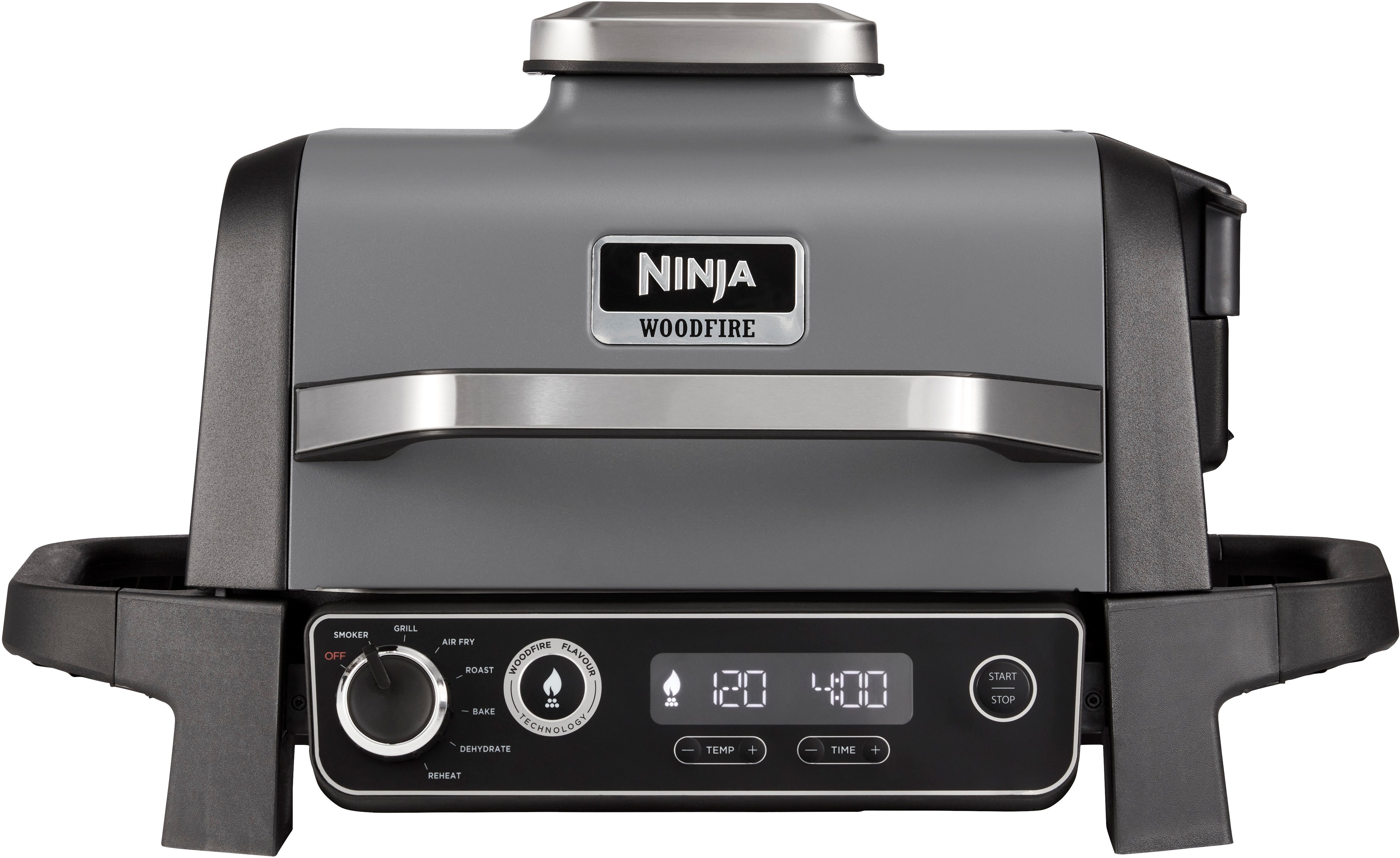 Ninja Woodfire Elektrische Buiten Grill en Barbecue AirFryer Functies Outdoor OG701EU