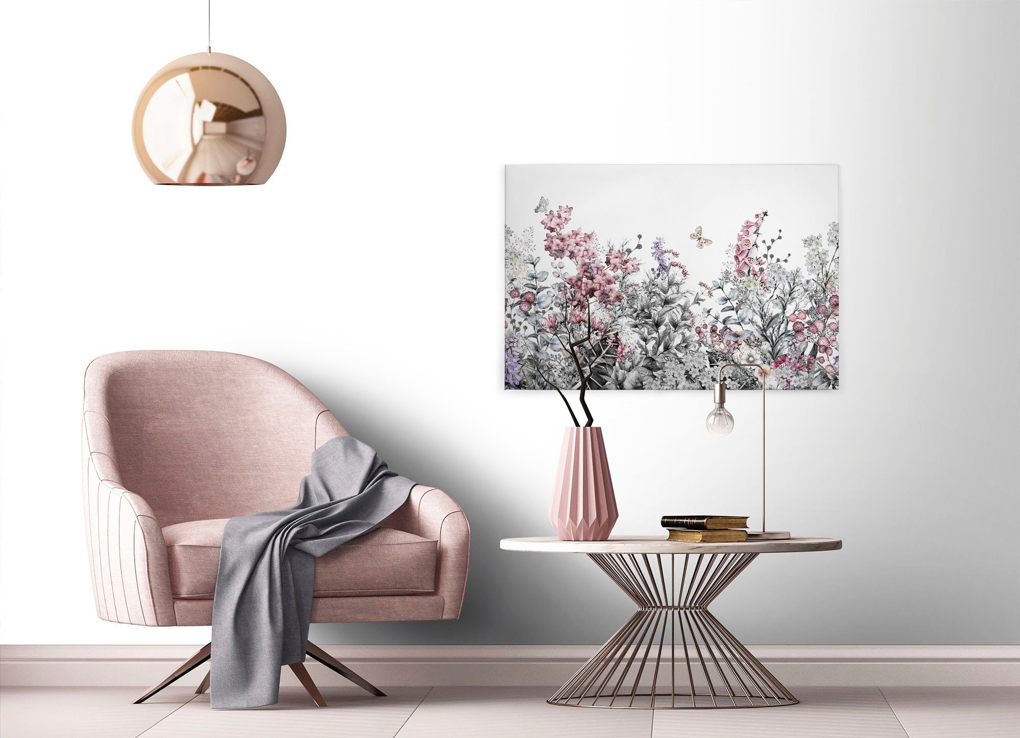 A.S. Création Artprint op linnen Flower Painting