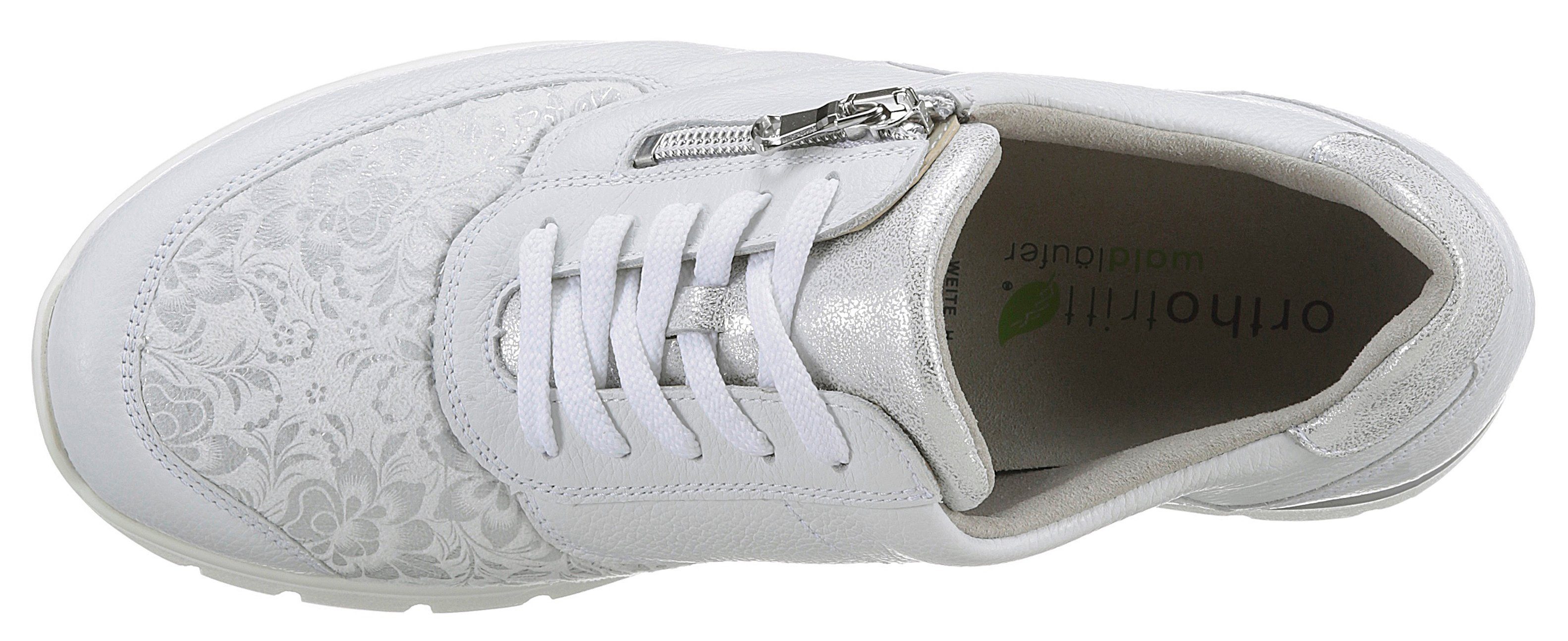 Waldläufer Sneakers K-RAMONA-Soft in breedte k, met orthotritt, vrijetijdsschoen, lage schoen, veterschoen