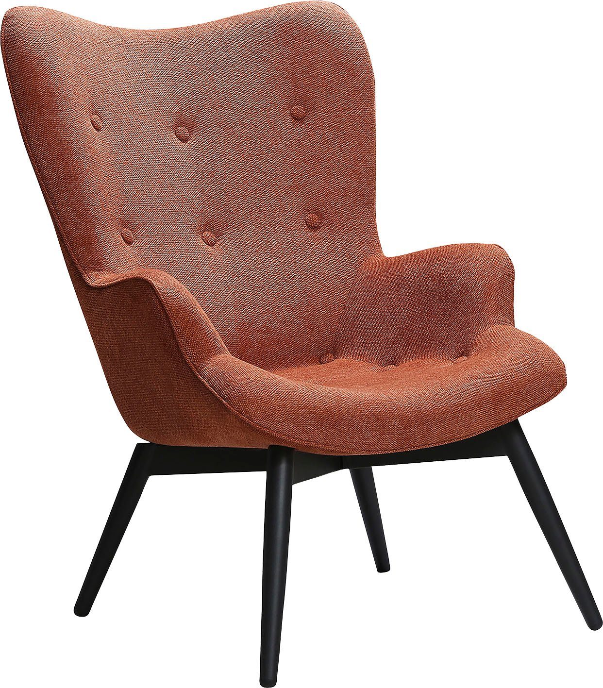SalesFever Fauteuil Decoratieve knopen in de rugleuning (1 stuk)