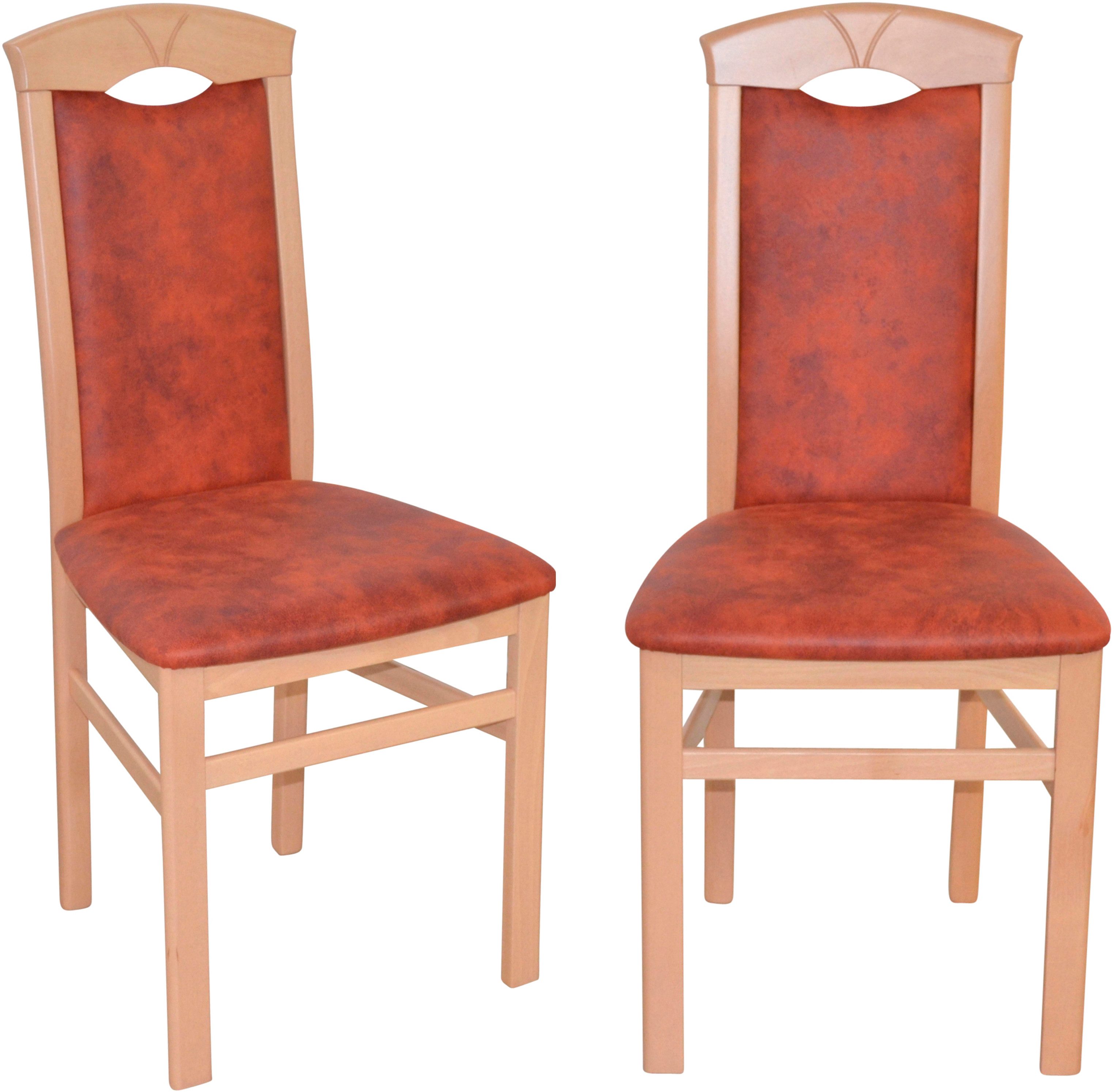 HOFMANN LIVING AND MORE Eethoek 5-delige eethoek Stoelen voorgemonteerd (voordeelset, 5-delig)