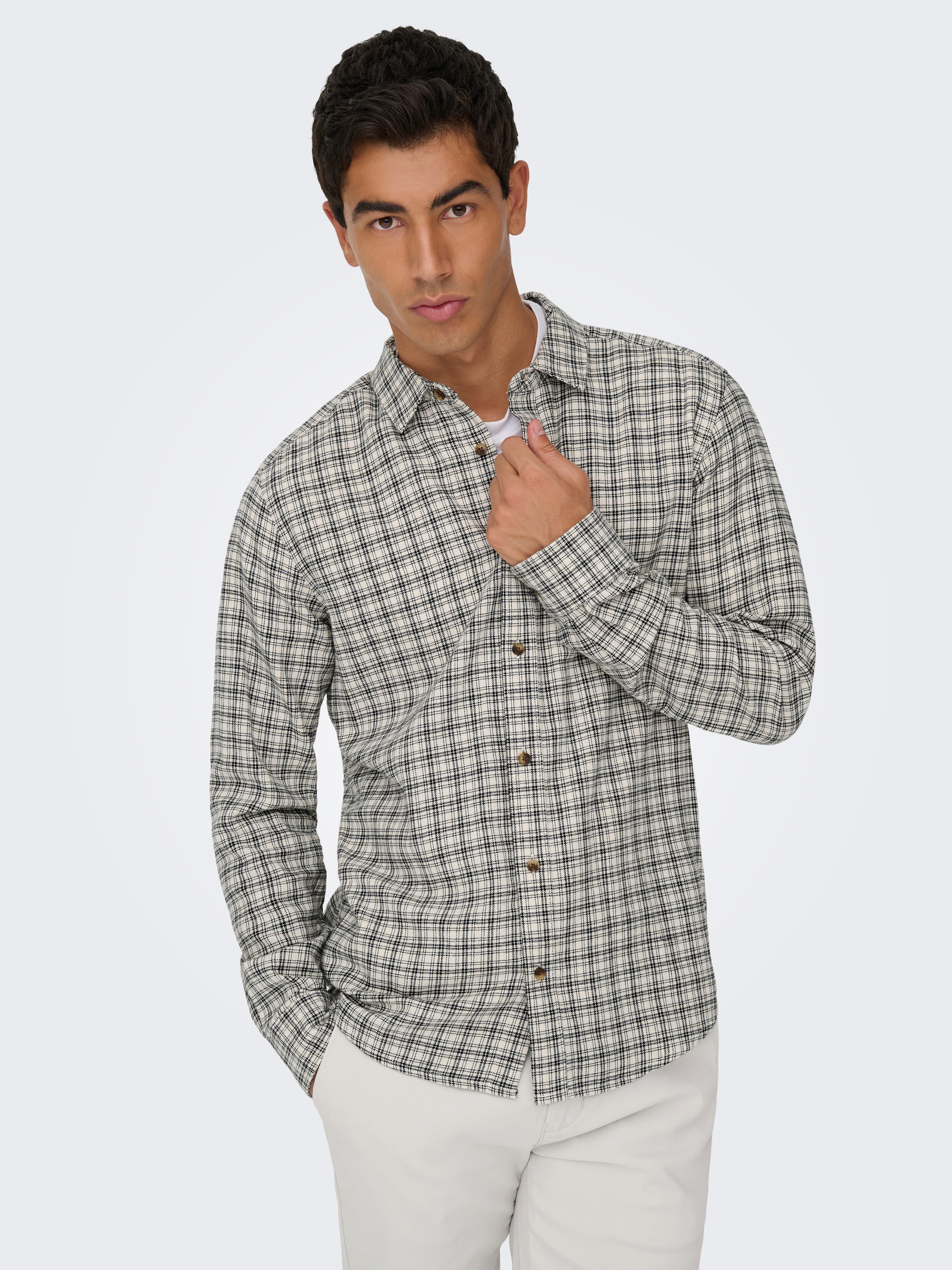 ONLY & SONS Geruit overhemd ONSGUDMUND LS CHECKED SHIRT NOOS