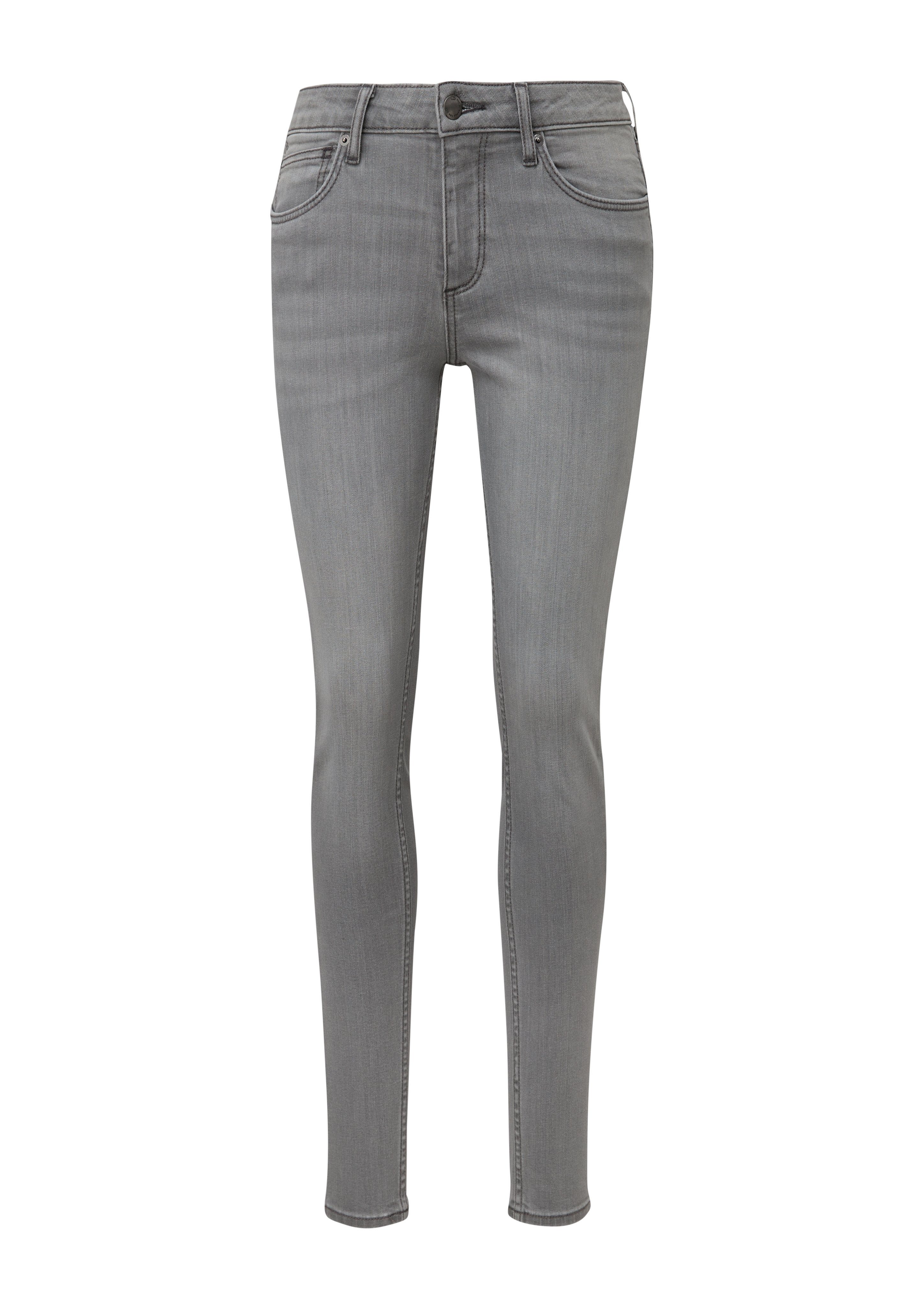 Q/S designed by 5-pocket jeans Sadie slim fit met stretchpercentage