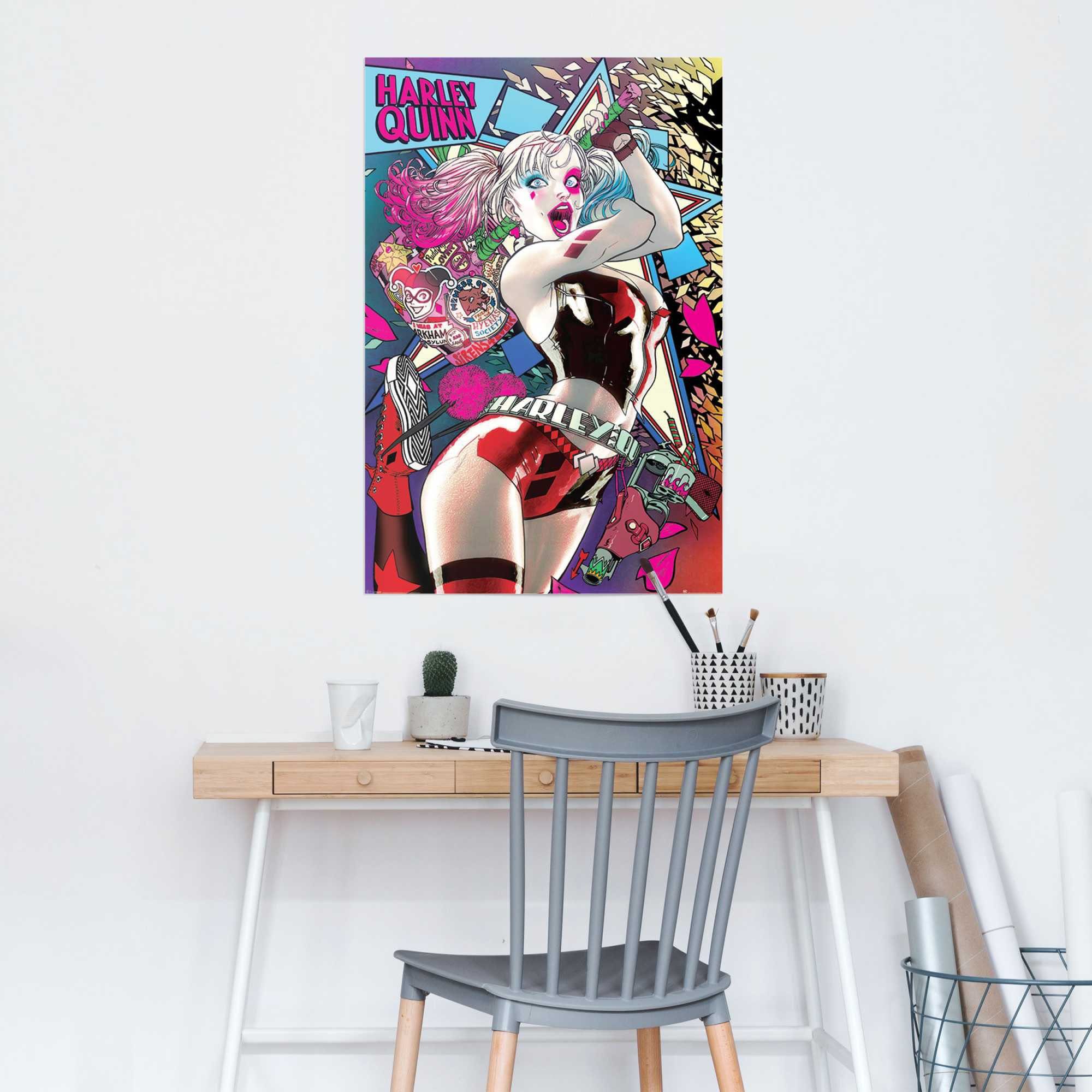 Reinders! Poster Batman Harley Quinn