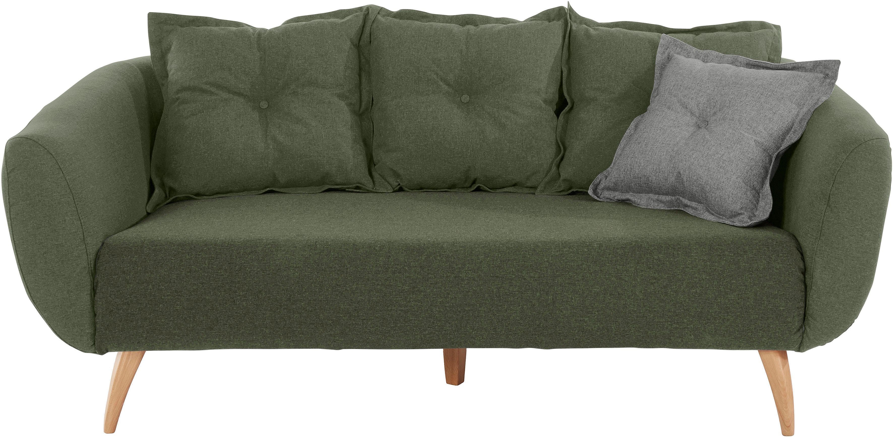 Home affaire 2,5-zitsbank Baggio modern en romantisch design, comfortabel