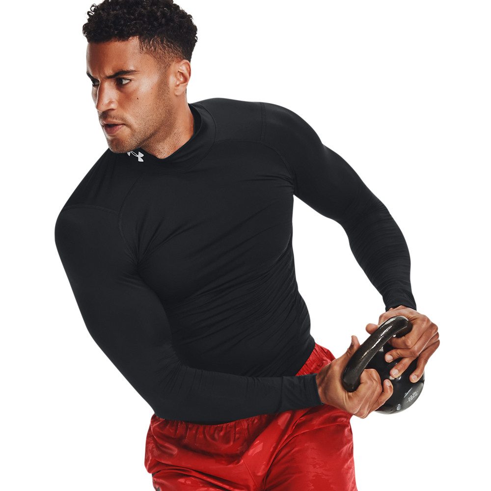 Under Armour® Trainingsshirt HeatGear® Mock Lange Mouw Top