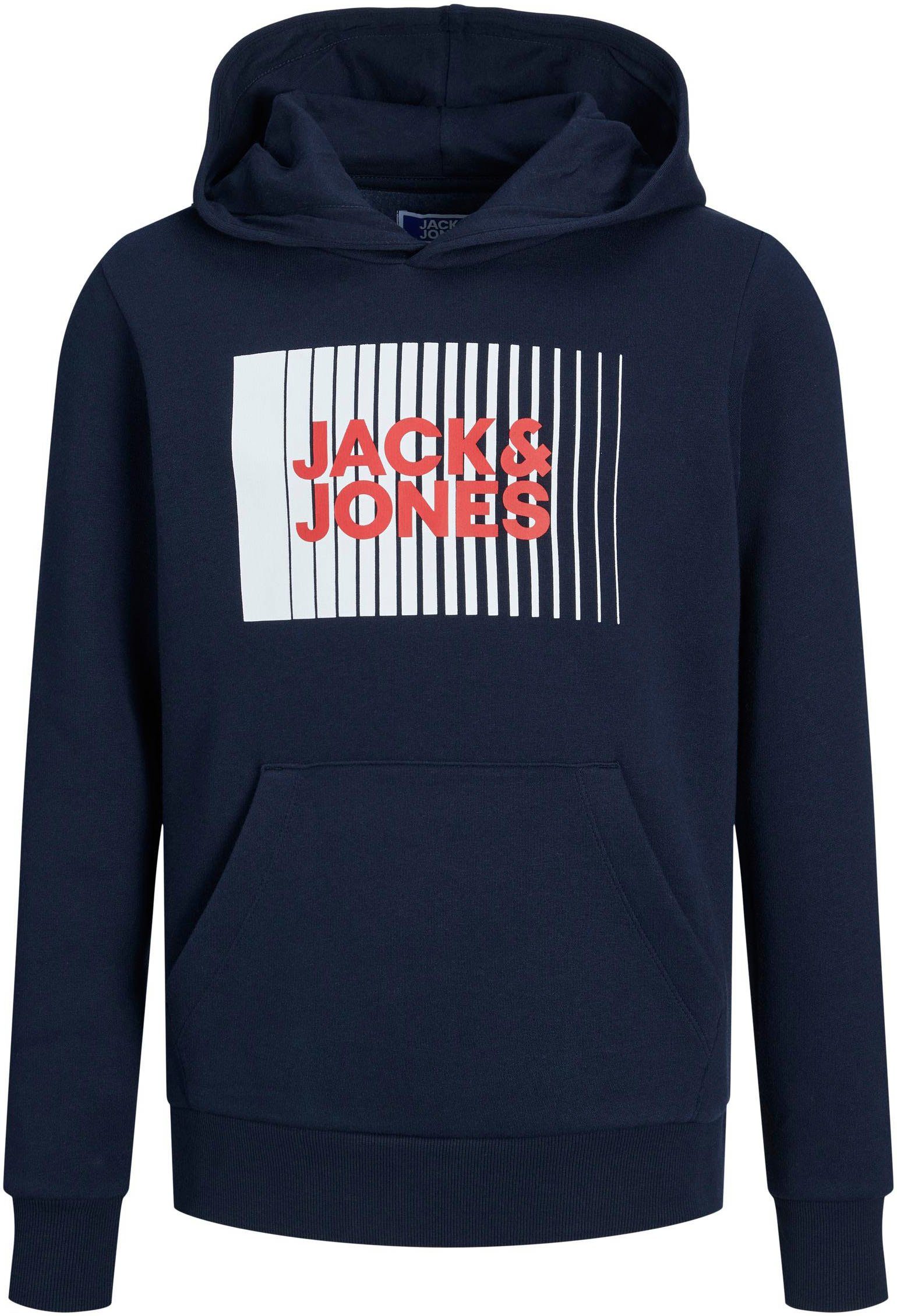 Jack & Jones Junior Hoodie JJECORP LOGO SWEAT HOOD PLAY NOOS JNR