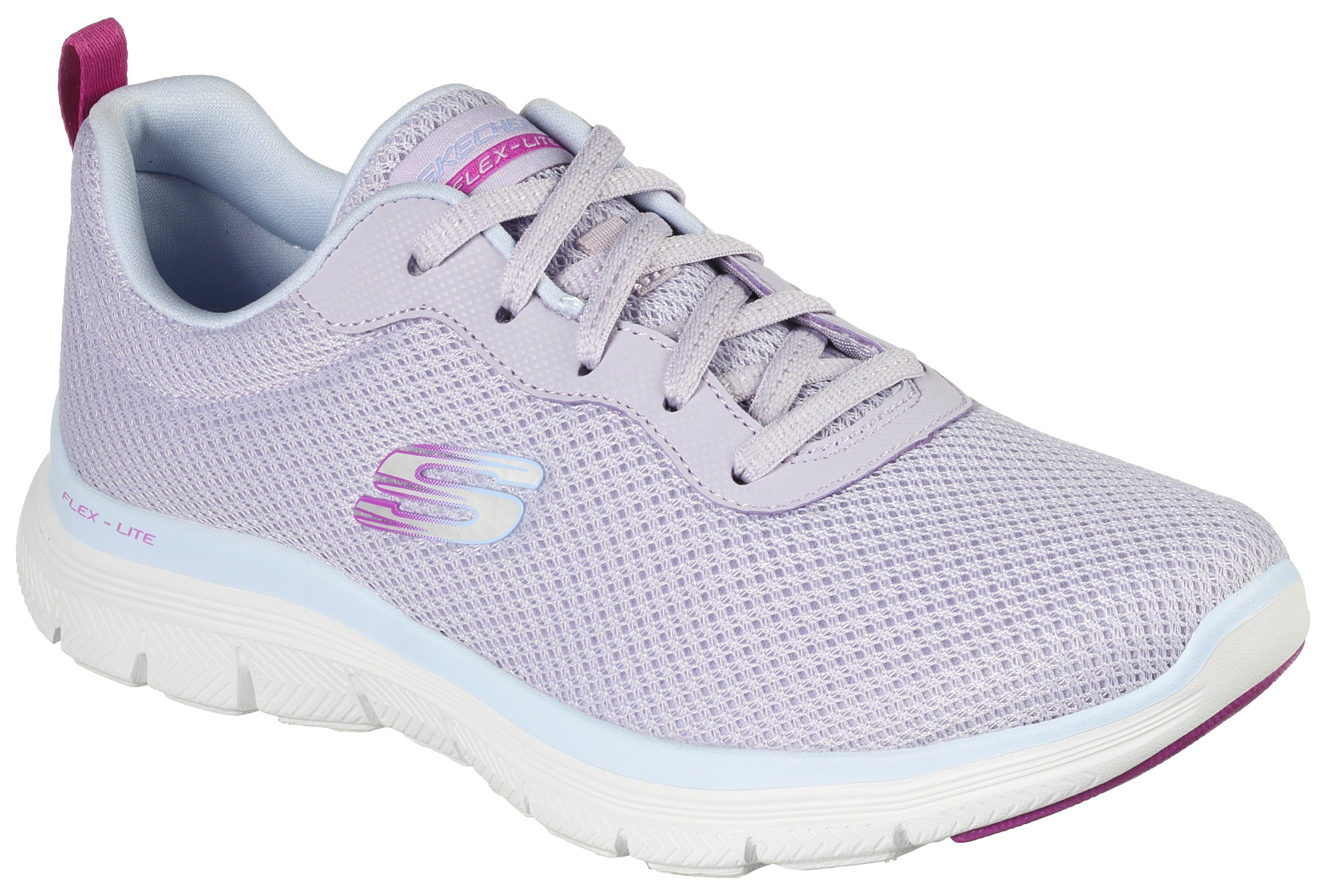 NU 20% KORTING: Skechers Sneakers FLEX APPEAL 4.0 BRILLINAT VIEW met air-cooled memory foam uitvoeri