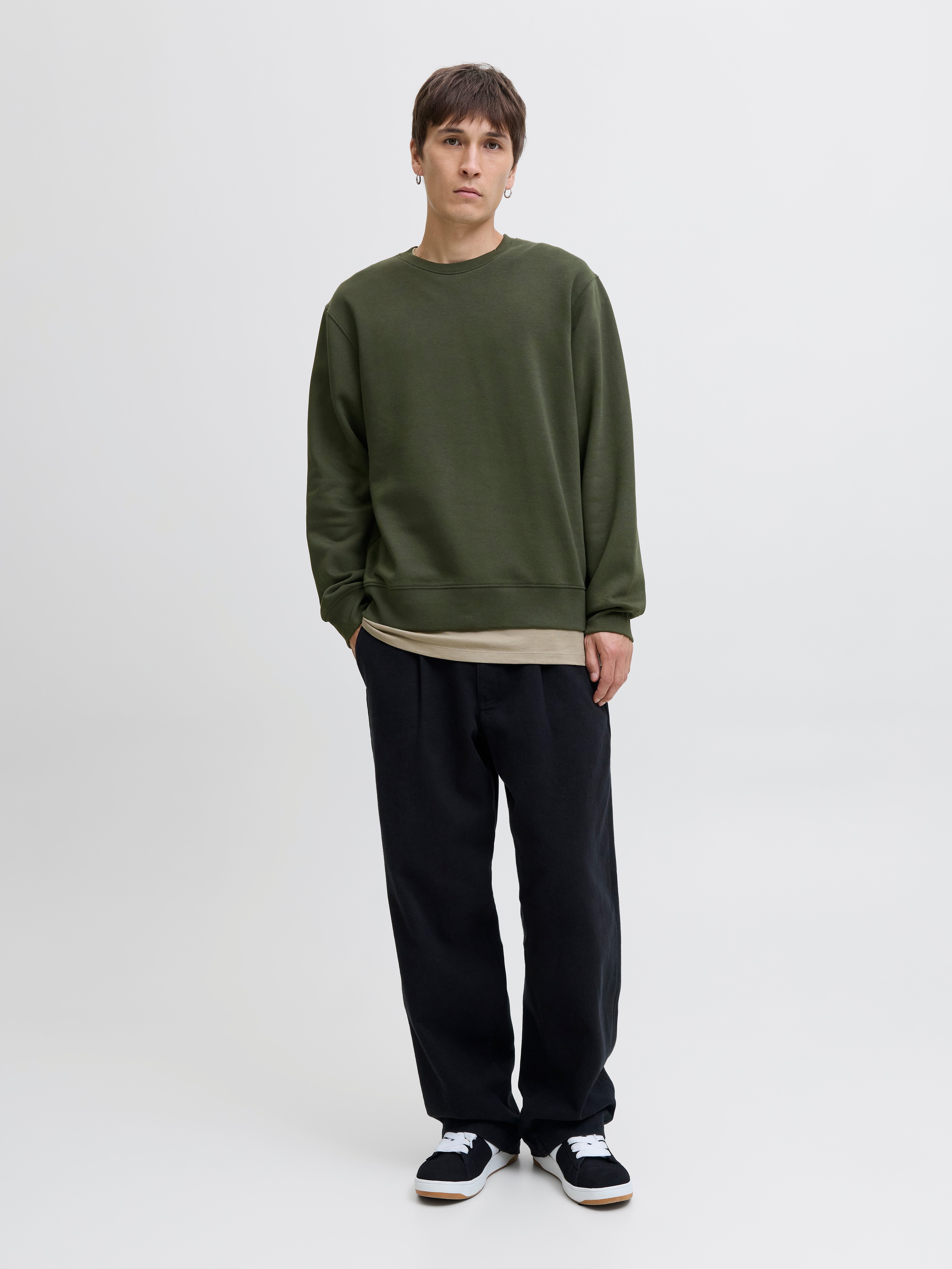 Jack & Jones Sweatshirt JJESTAR BASIC SWEAT CREW NECK NOOS