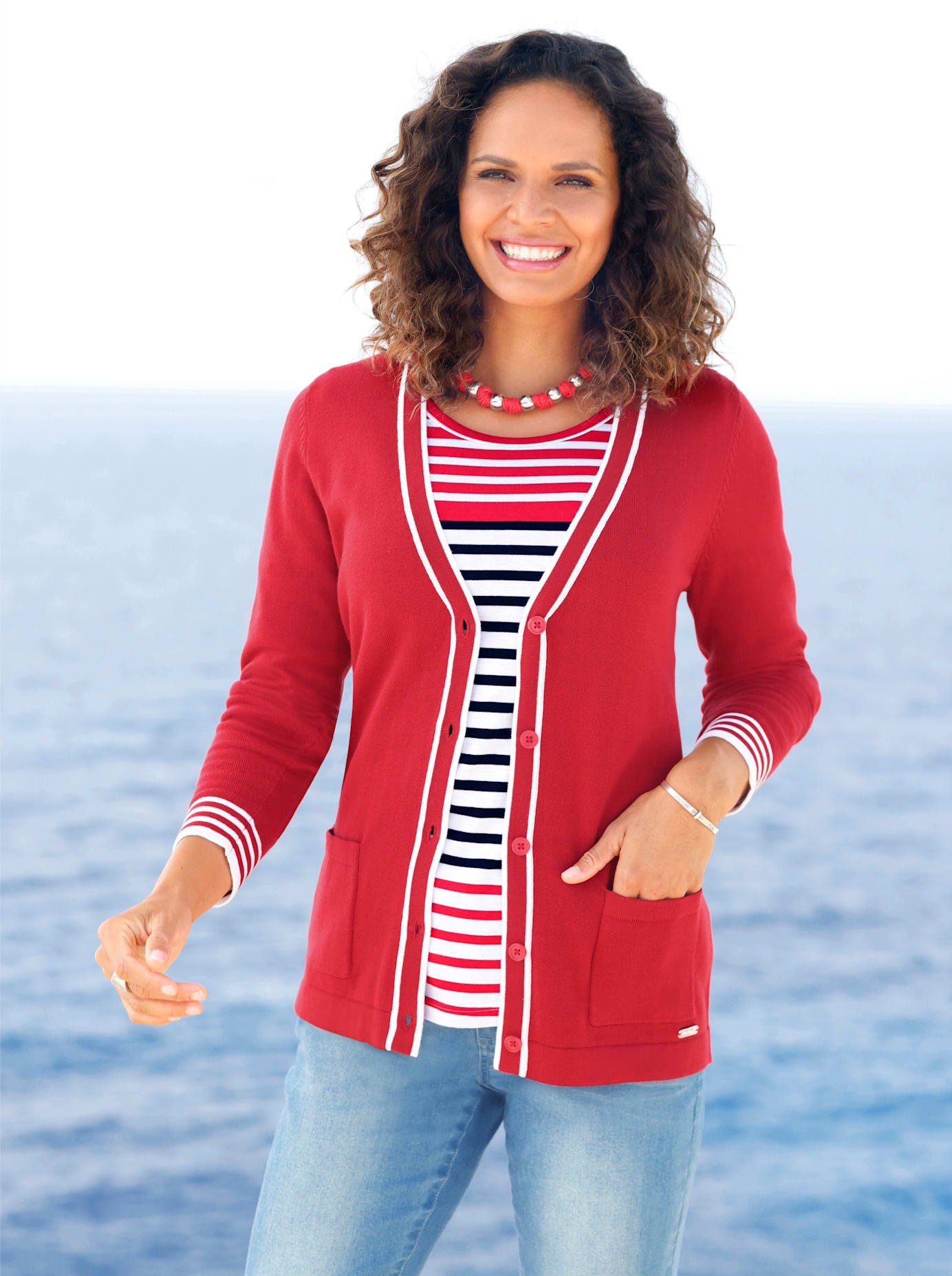 Casual Looks T-shirt Shirt (1-delig) dames t-shirts maat 42 rood