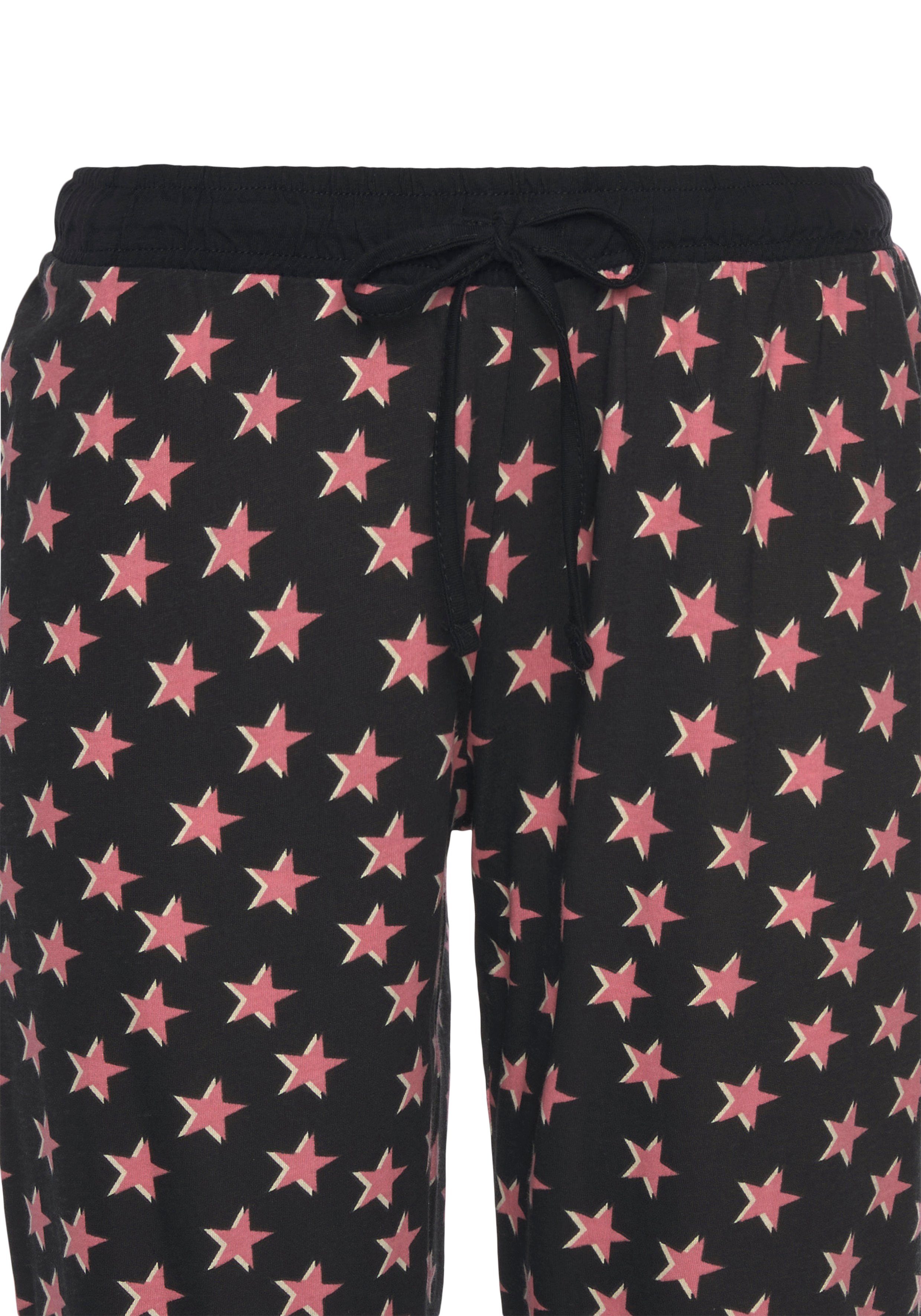 Vivance Dreams Pyjama met sterretjesprint (2-delig, 1 stuk)