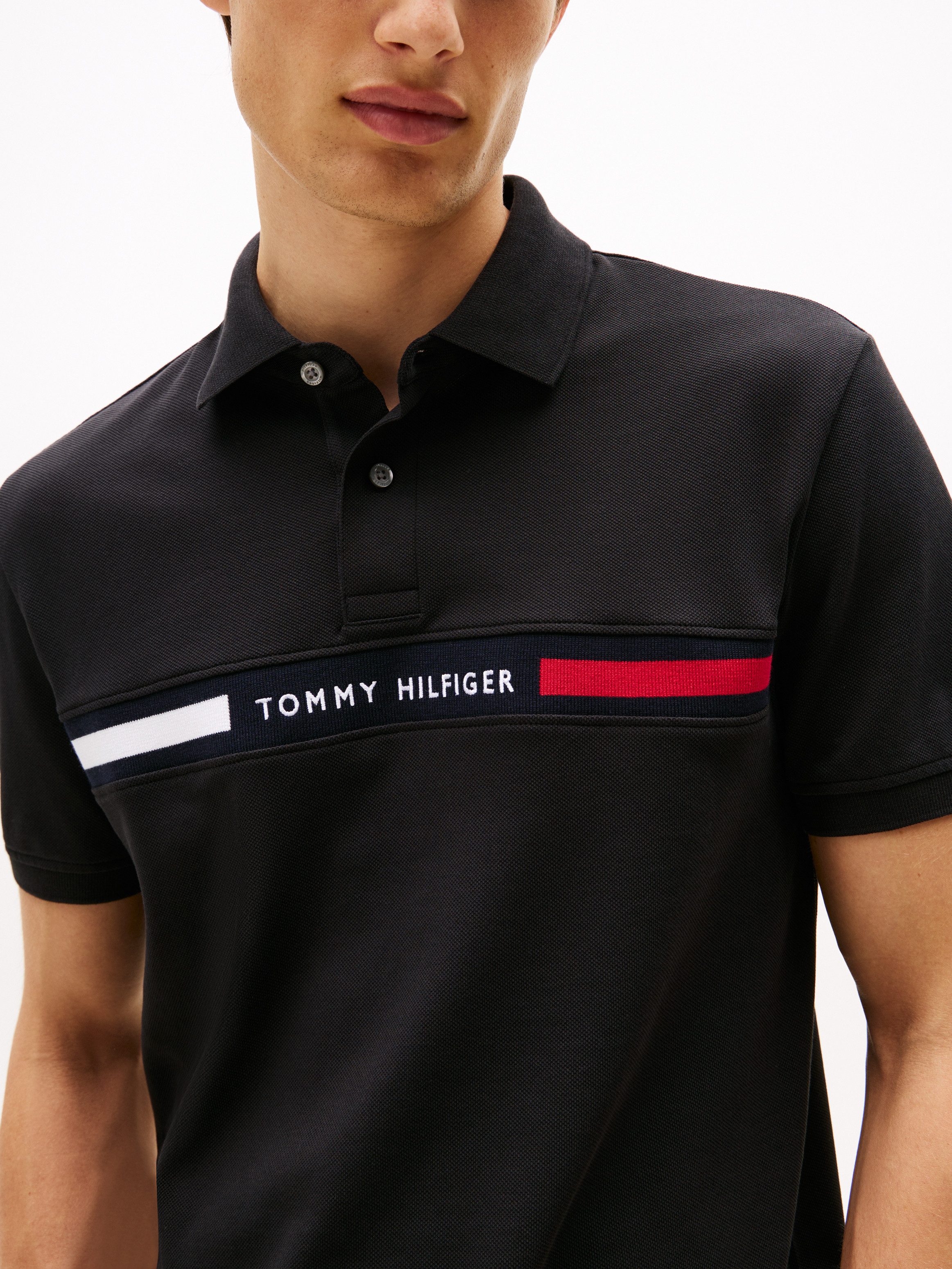 Tommy Hilfiger Poloshirt HILFIGER CHEST INSERT REG POLO