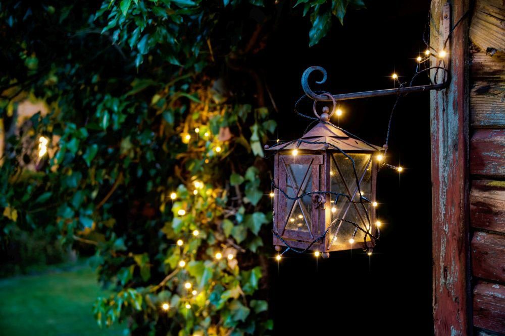 KONSTSMIDE Led-lichtsnoer Kerstversiering buiten gevroren, 80 warmwitte diodes
