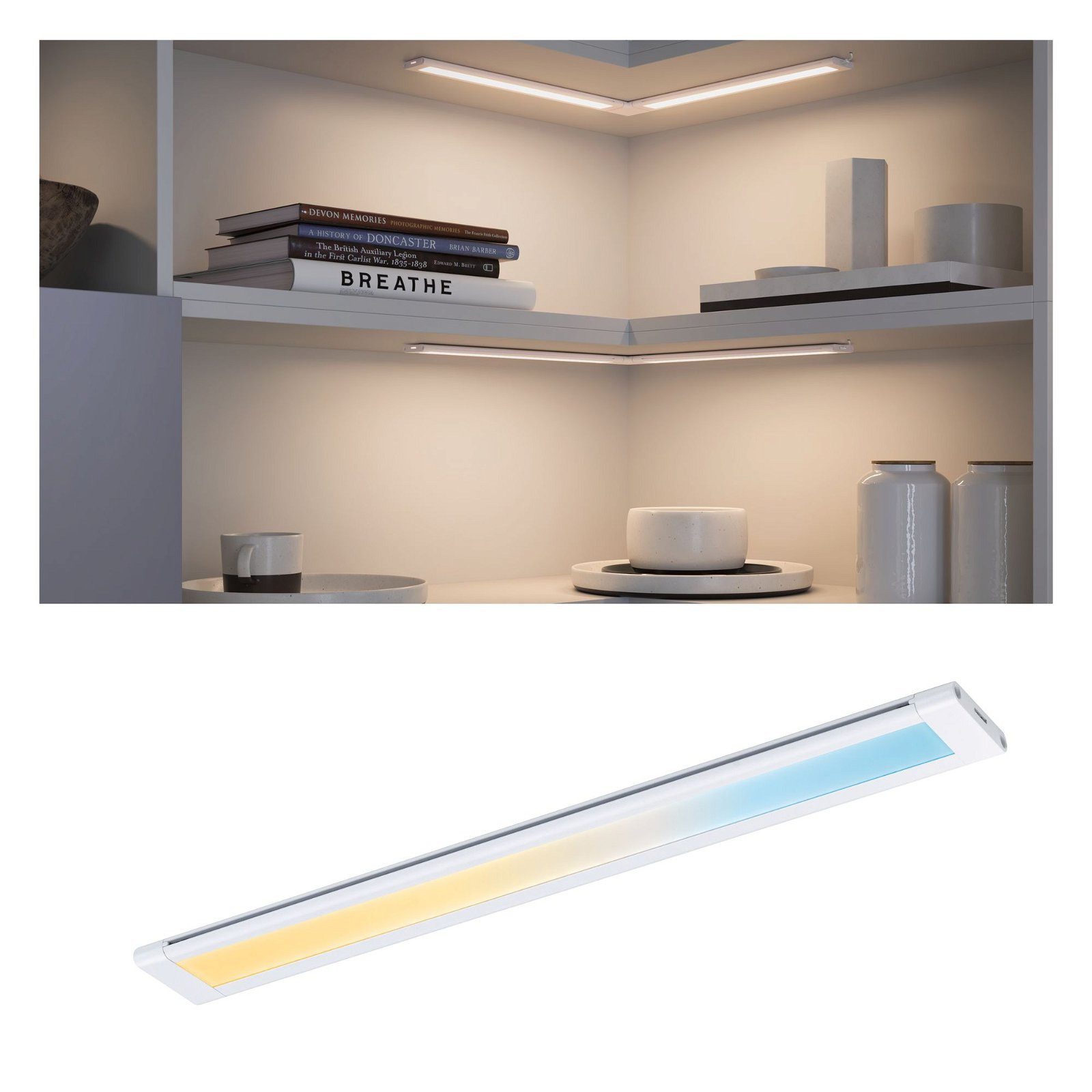 Paulmann Verlichting voor onderkast Clever Connect Spot Border 300mm 5W 12V wit mat/kunststof (1 stuk)