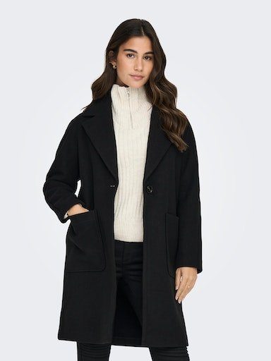 Only Lange jas ONLNEWVICTORIA LIFE COAT OTW NOOS