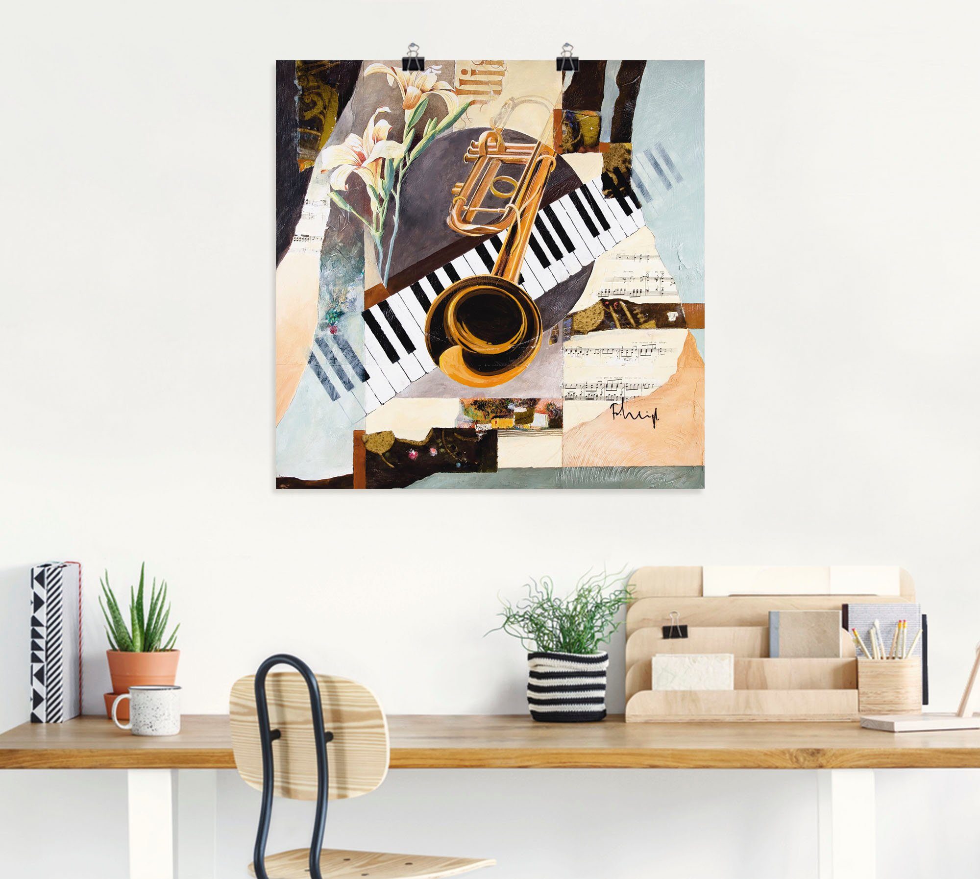 Artland Artprint Toscane Herinneringen als artprint op linnen, poster in verschillende formaten maten