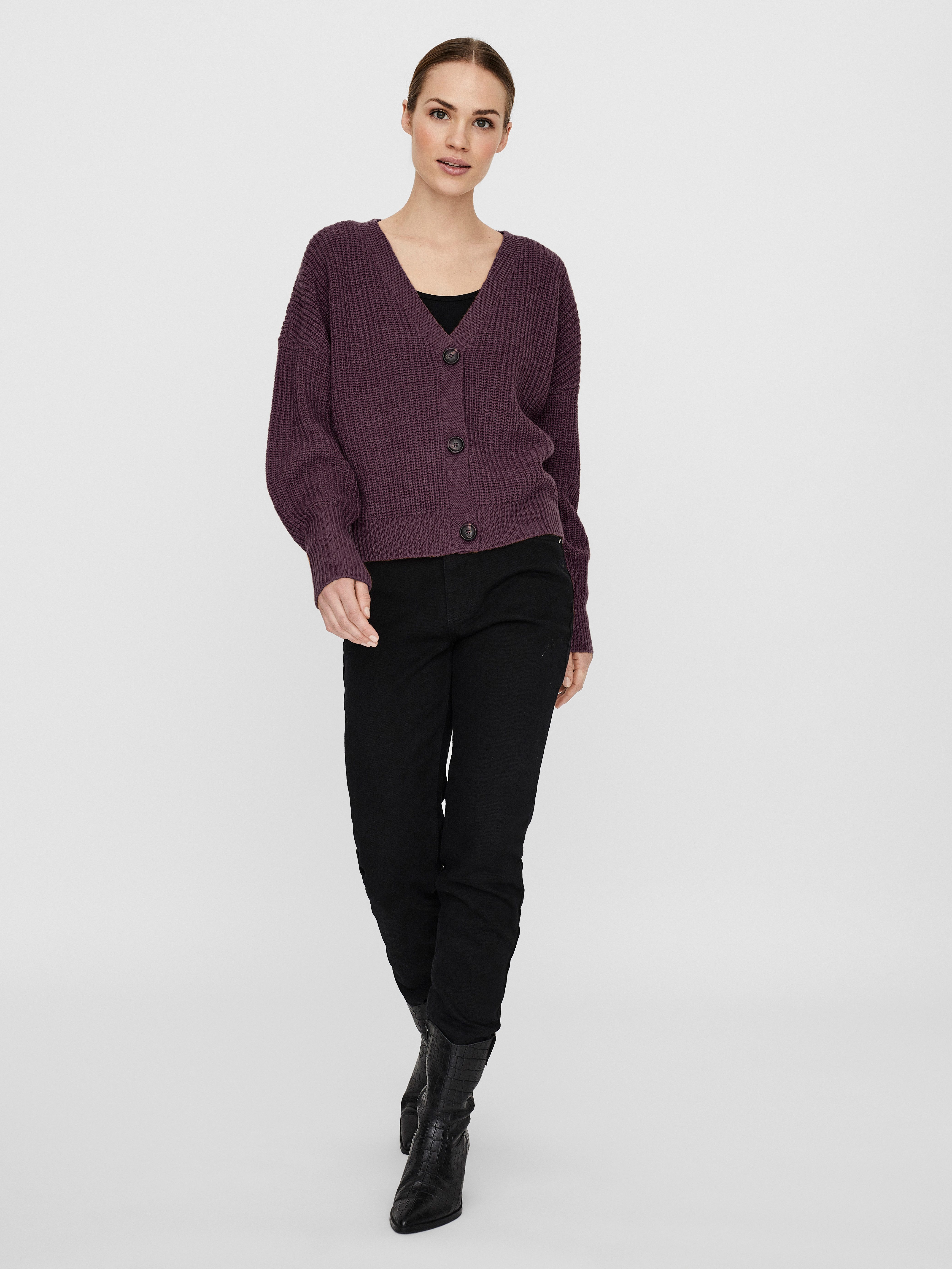 Vero Moda Vest VMLEA LS V-NECK CUFF CARDIGAN NOOS