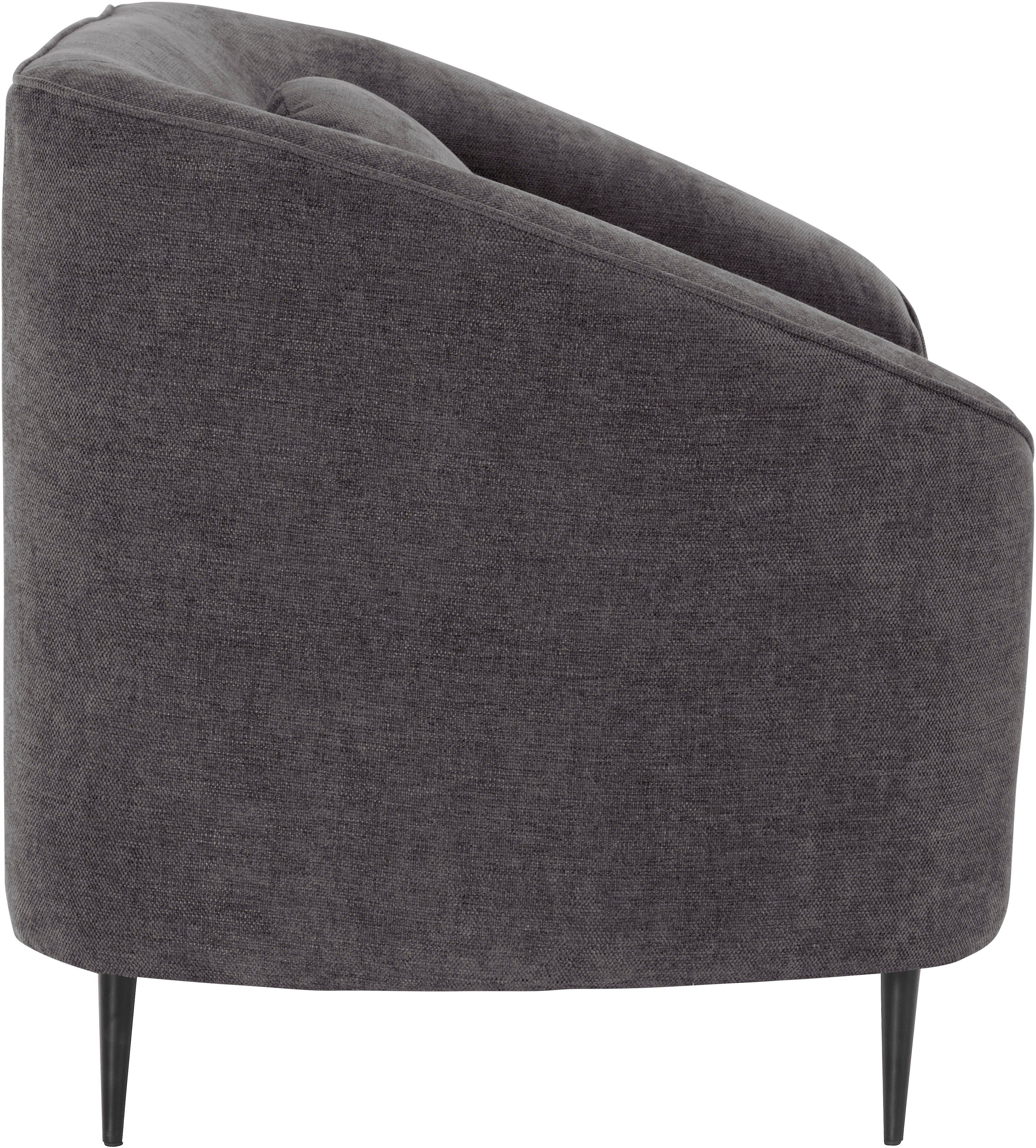 Leonique Fauteuil Ashly in 3 overtrekvarianten, bouclé, fluwelige look en zachte structuurstof.