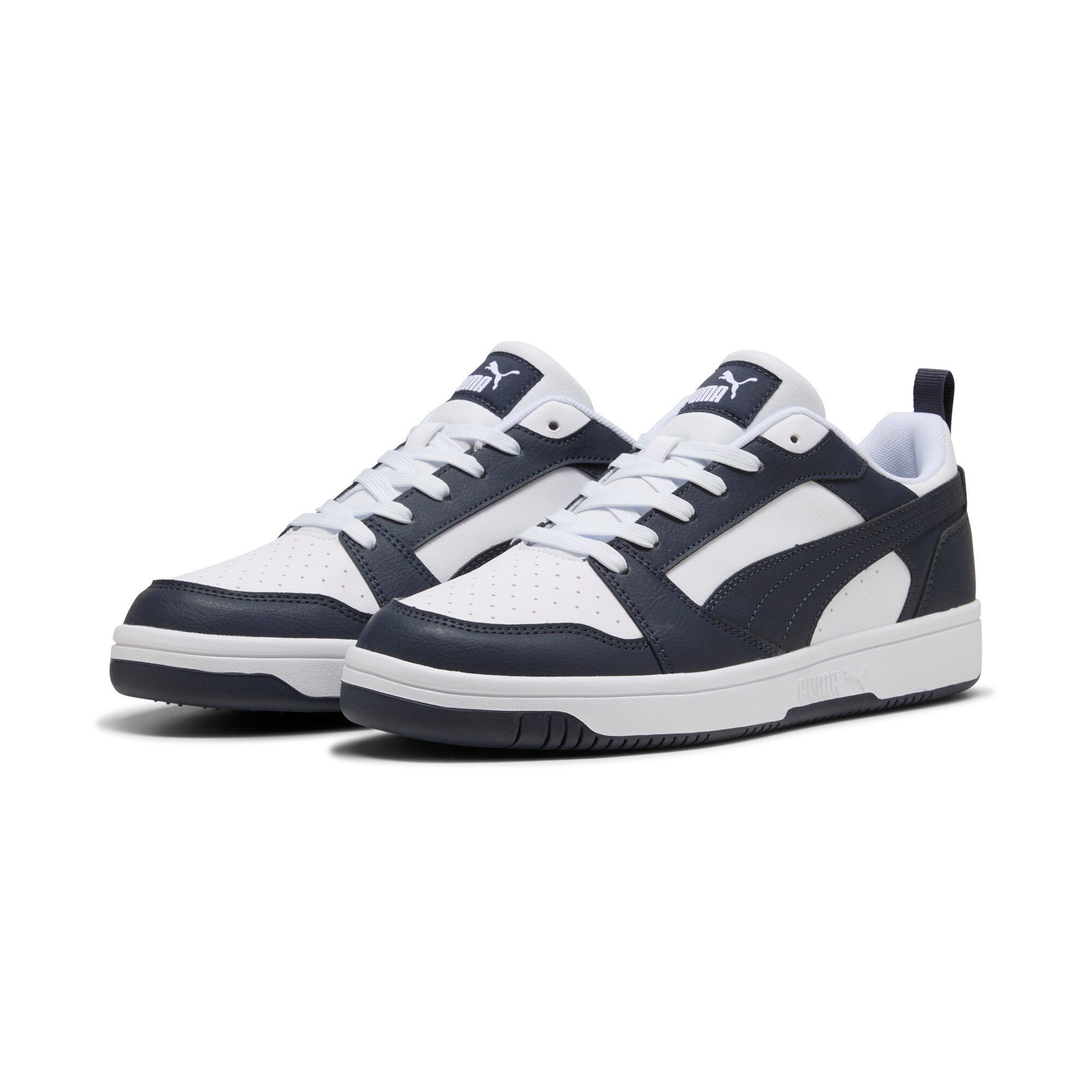 PUMA Sneakers REBOUND V6 LOW jongens lage sneakers maat 45 wit