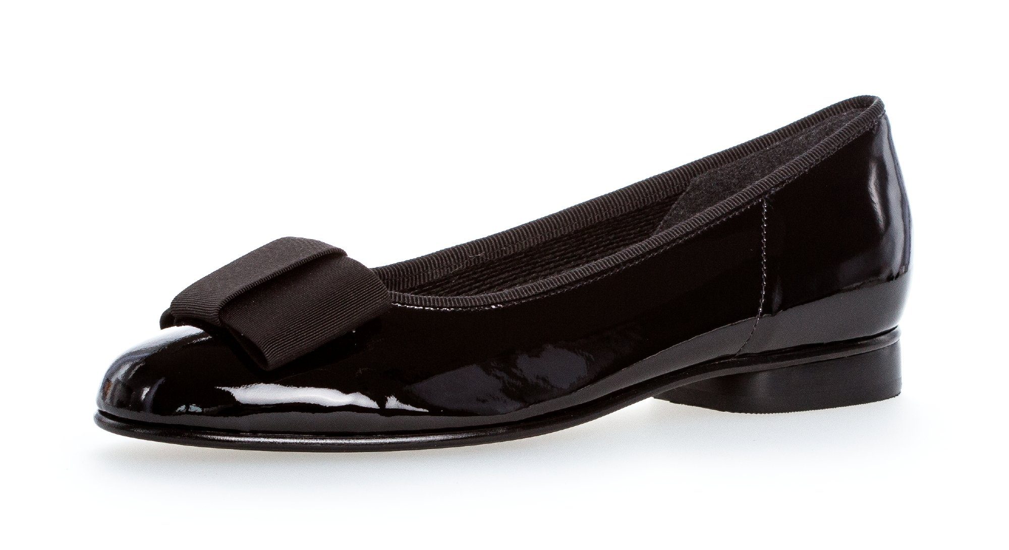 Gabor Ballerina's Flats, kitten heel, feestelijke schoenen met decoratieve strik