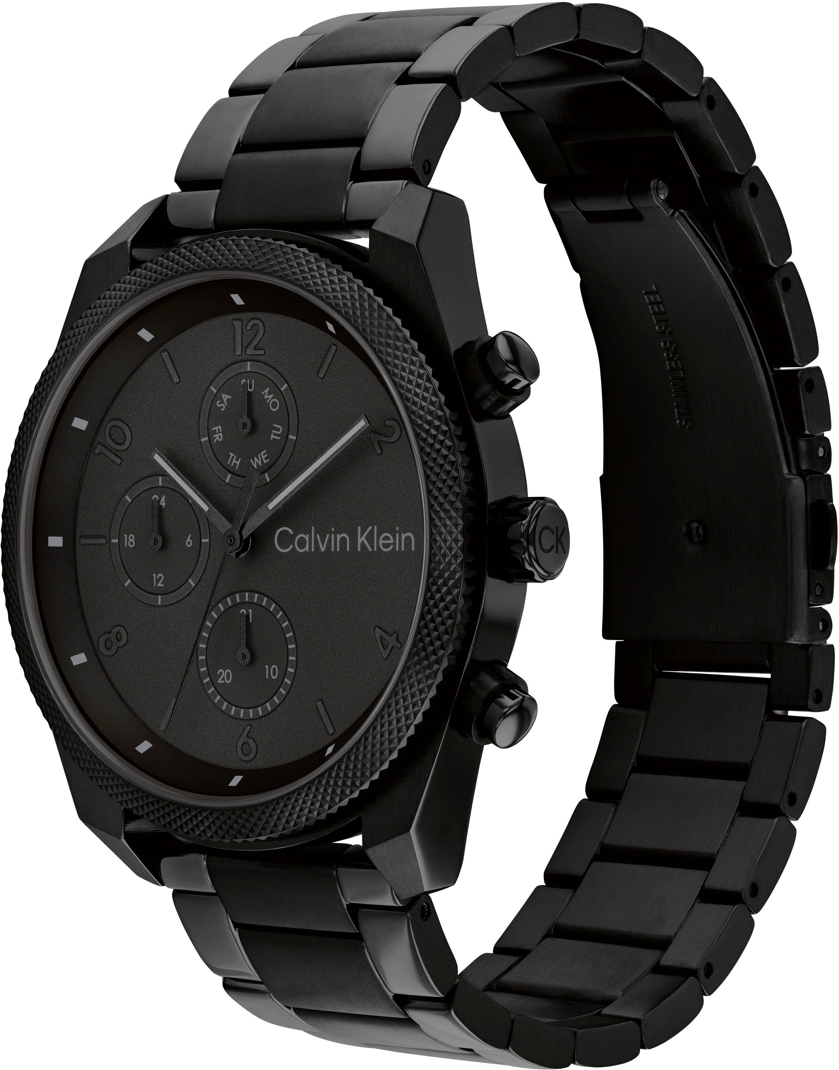 Calvin Klein Multifunctioneel horloge ARCHITECTURAL MULTI Quartz horloge, armbanduhr, herenhorloge, datum, roestvrijstalen band