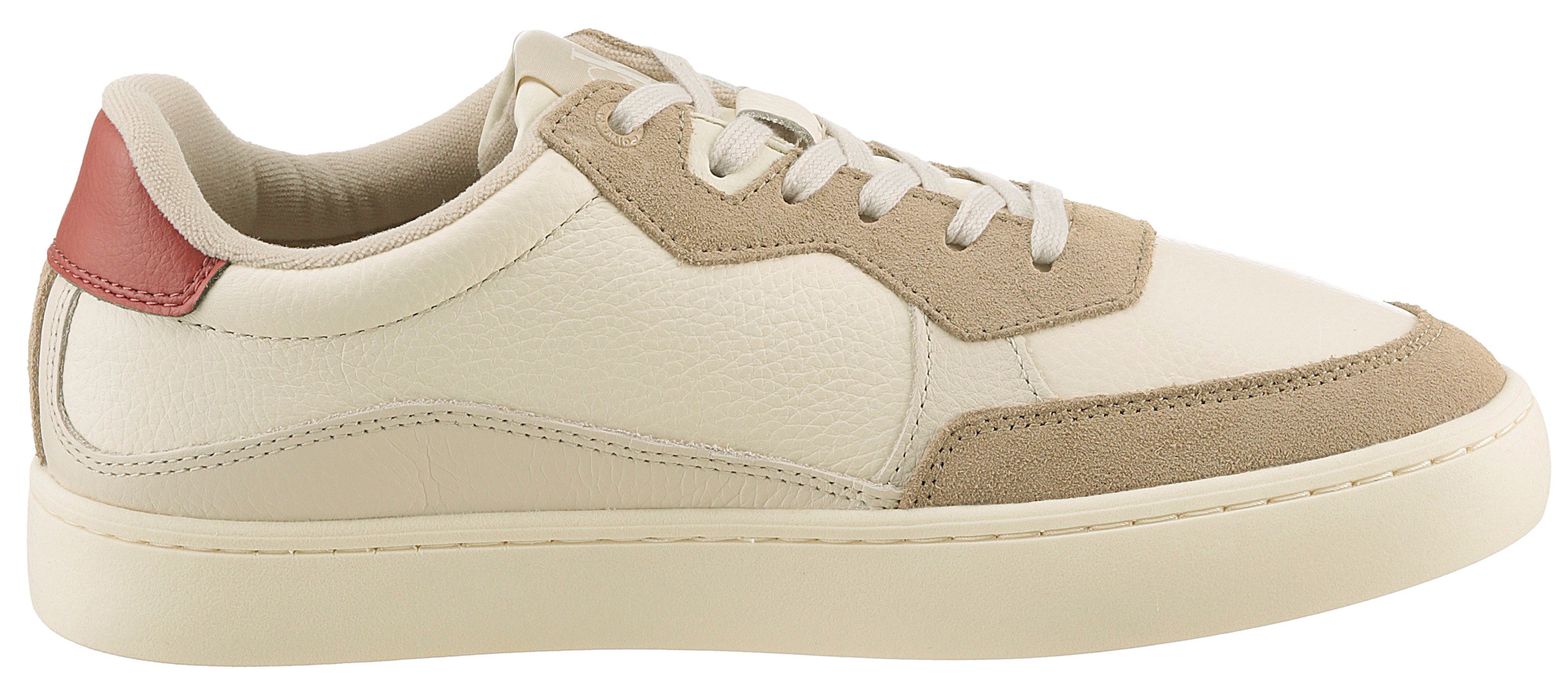 Calvin Klein Plateausneakers CLASSIC CUPSOLE MG WMM vrijetijdsschoen, lage schoen, veterschoen met zij ck-logo