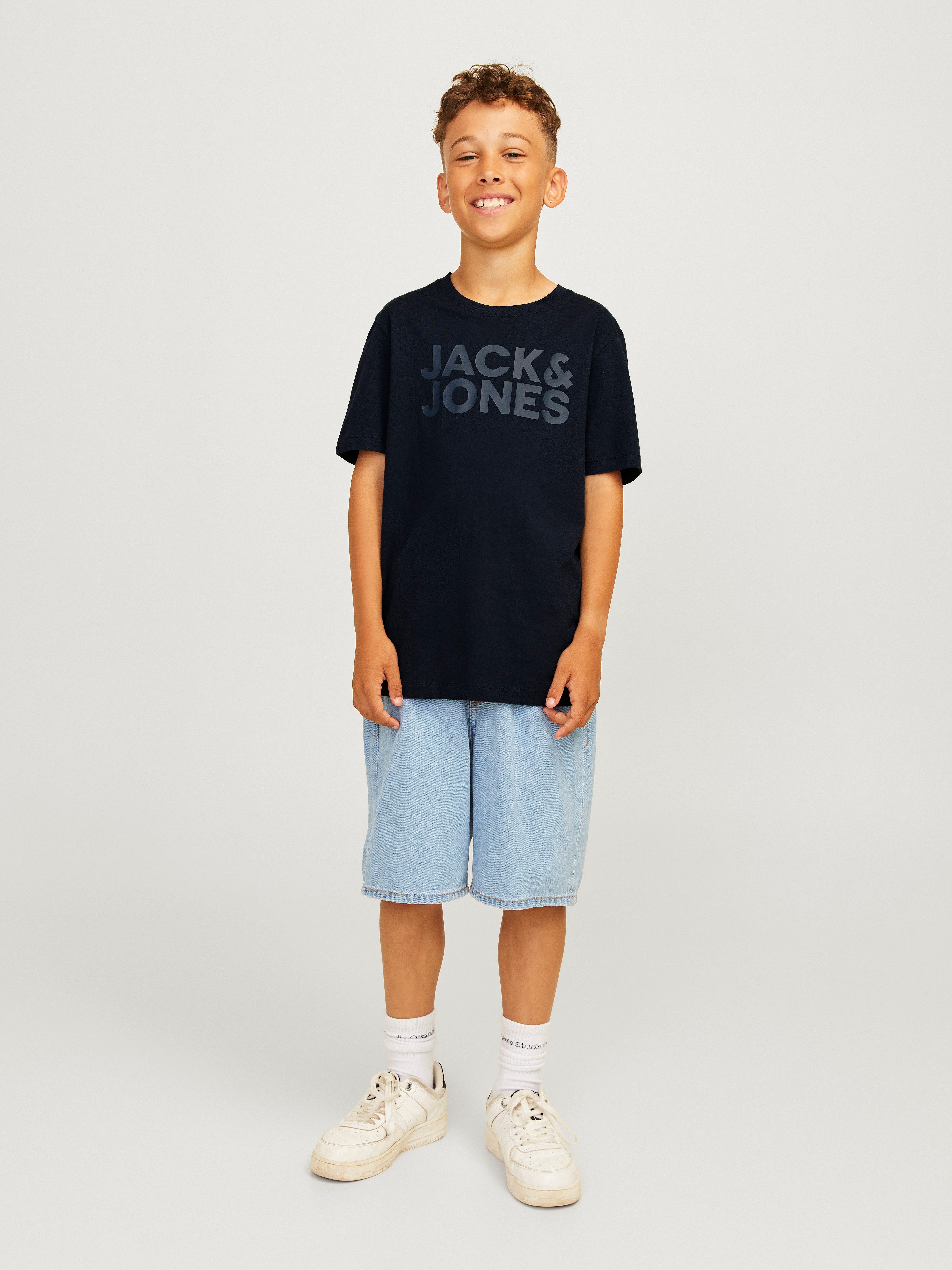 Jack & Jones Junior Shirt met korte mouwen JJECORP LOGO TEE SS O-NECK NOOS JNR