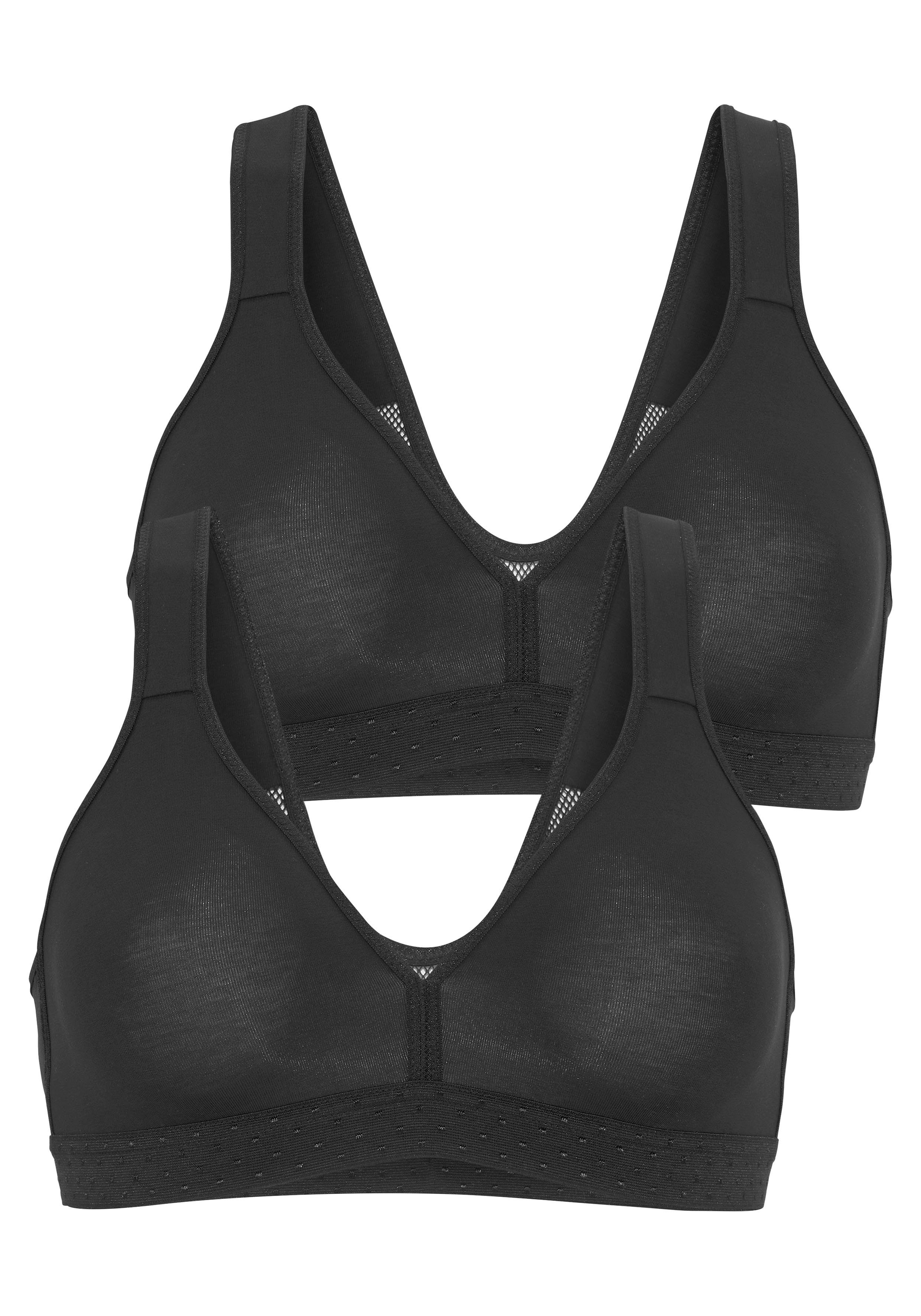 Petite fleur Sport-bh zonder beugels voor yoga (Set van 2)