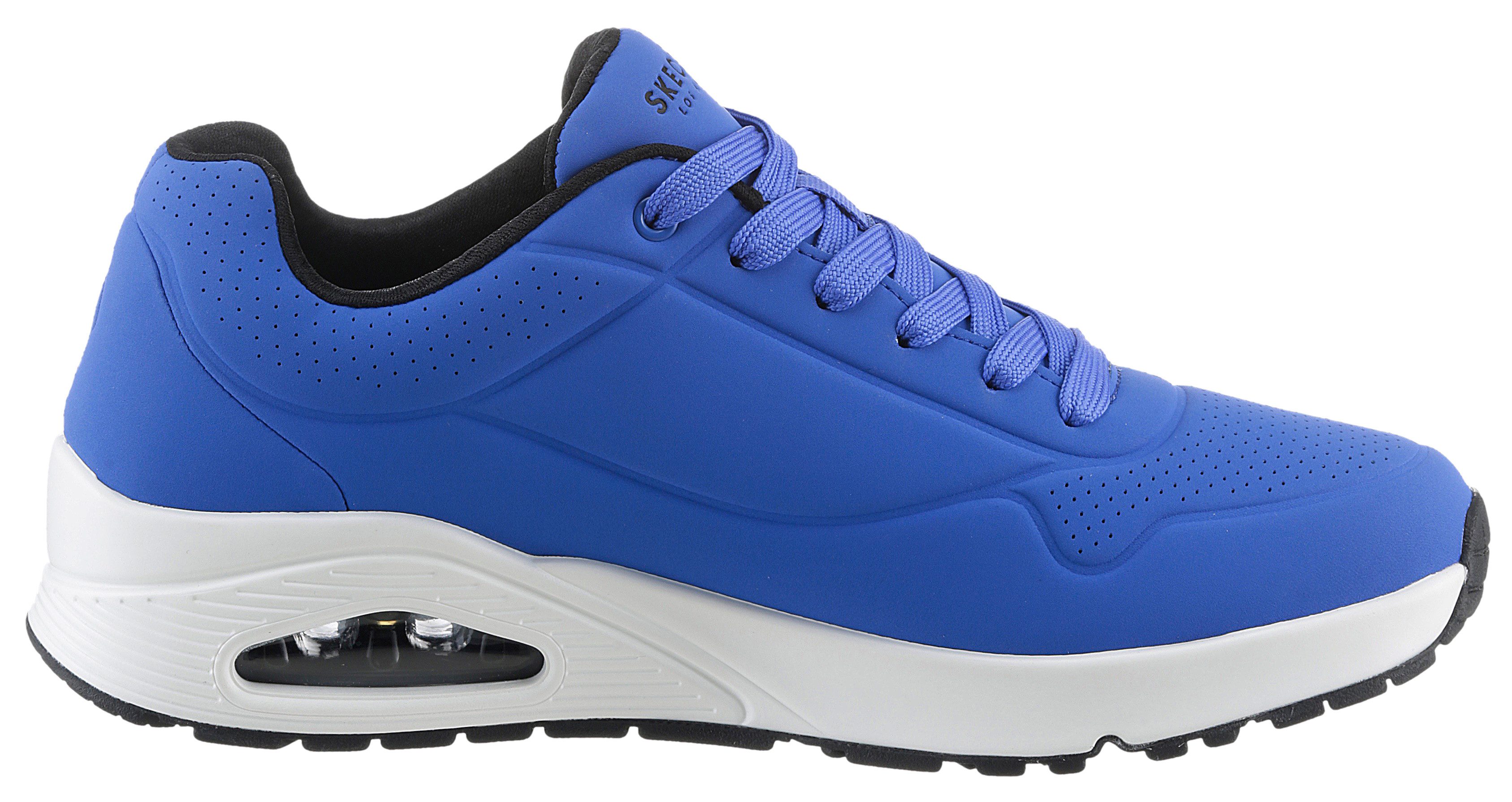 Skechers Sneakers Uno - Stand on Air Vrijetijdsschoen, lage schoen, veterschoen met air-cooled memory foam