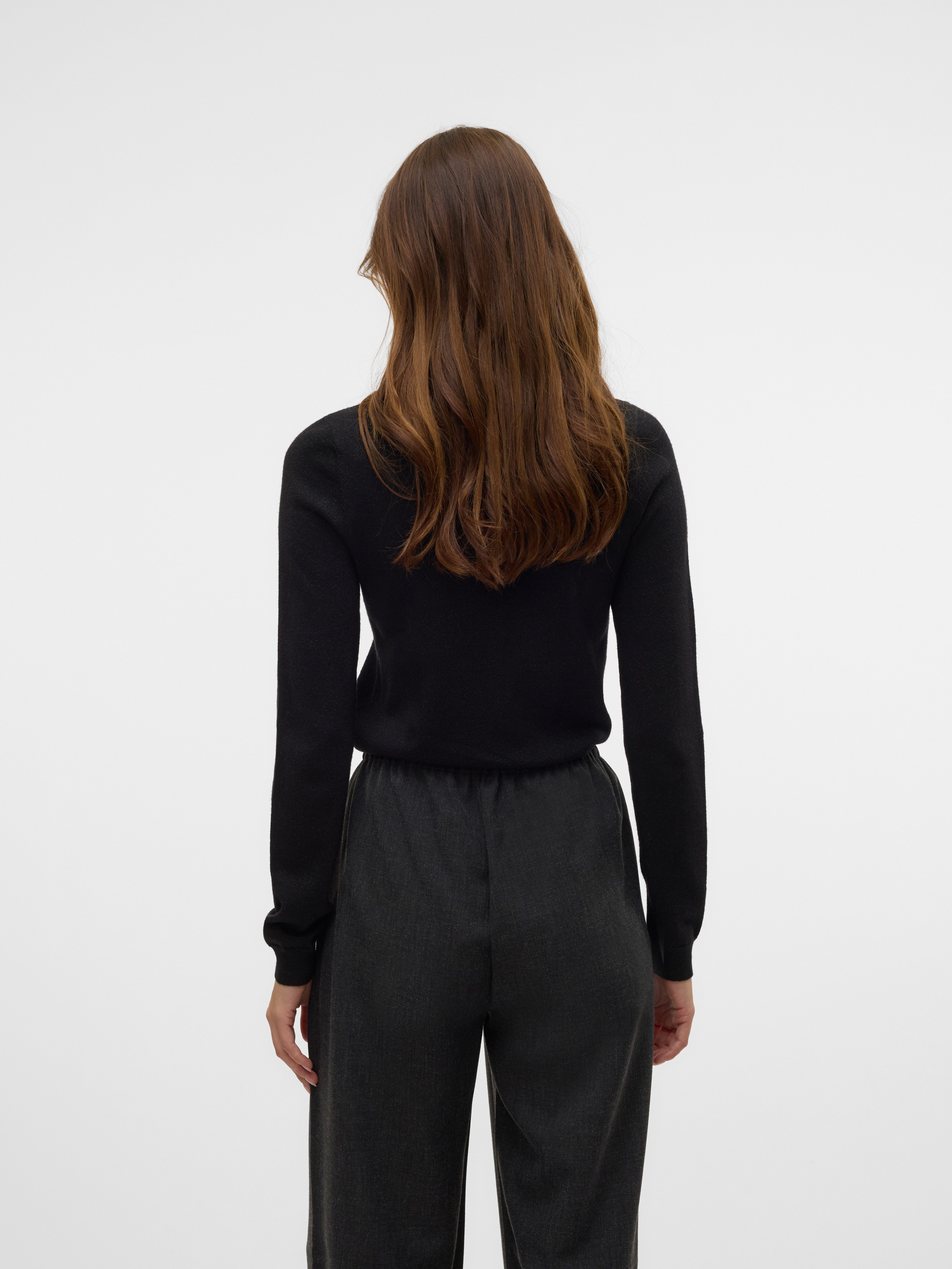 Vero Moda Coltrui VMHAPPYSHINE LS ROLLNECK PULLOVER BOO