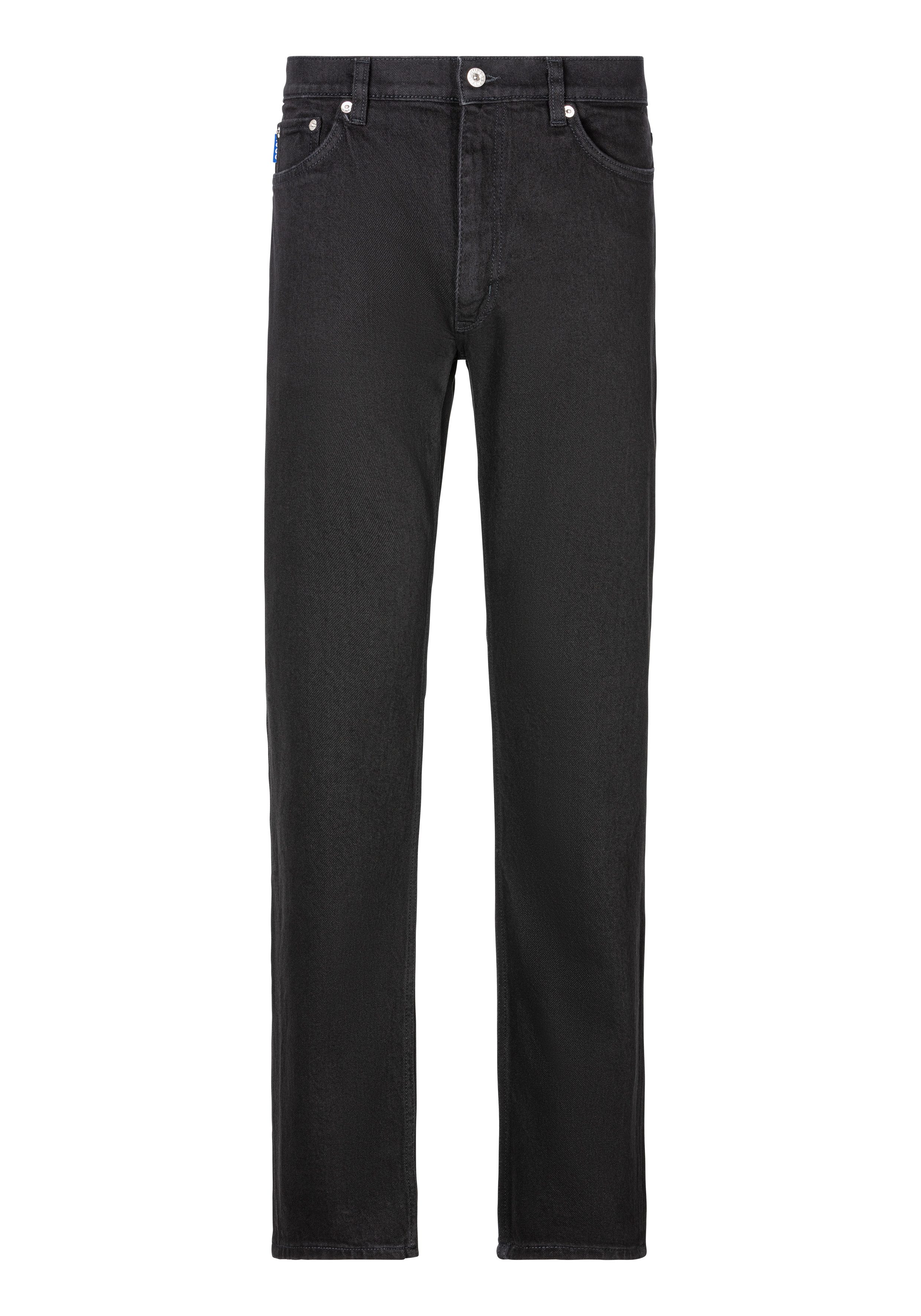 HUGO Blue Tapered jeans Brody met stone-washed-finish