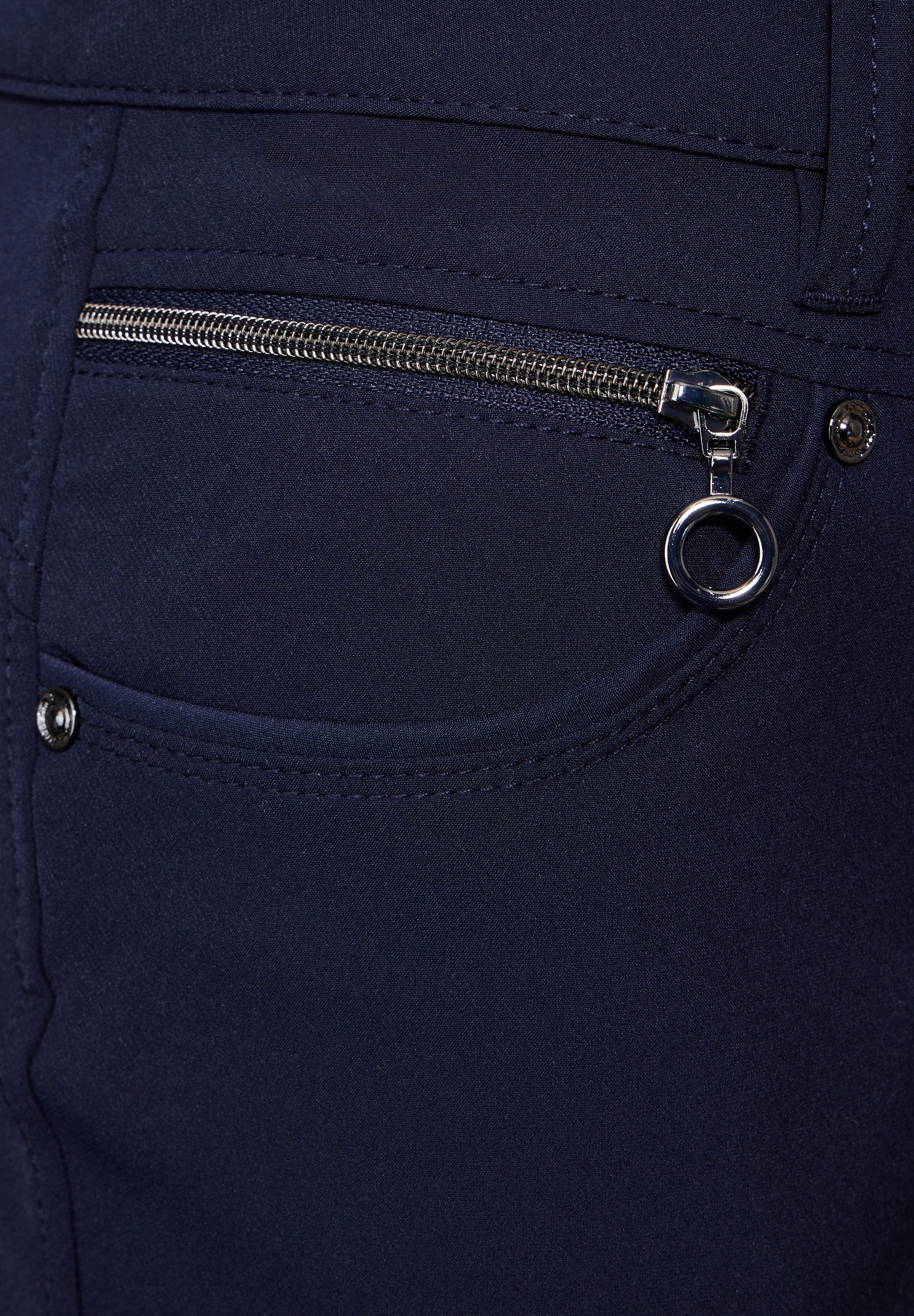 STREET ONE Stoffen broek Style York met ritsdetails