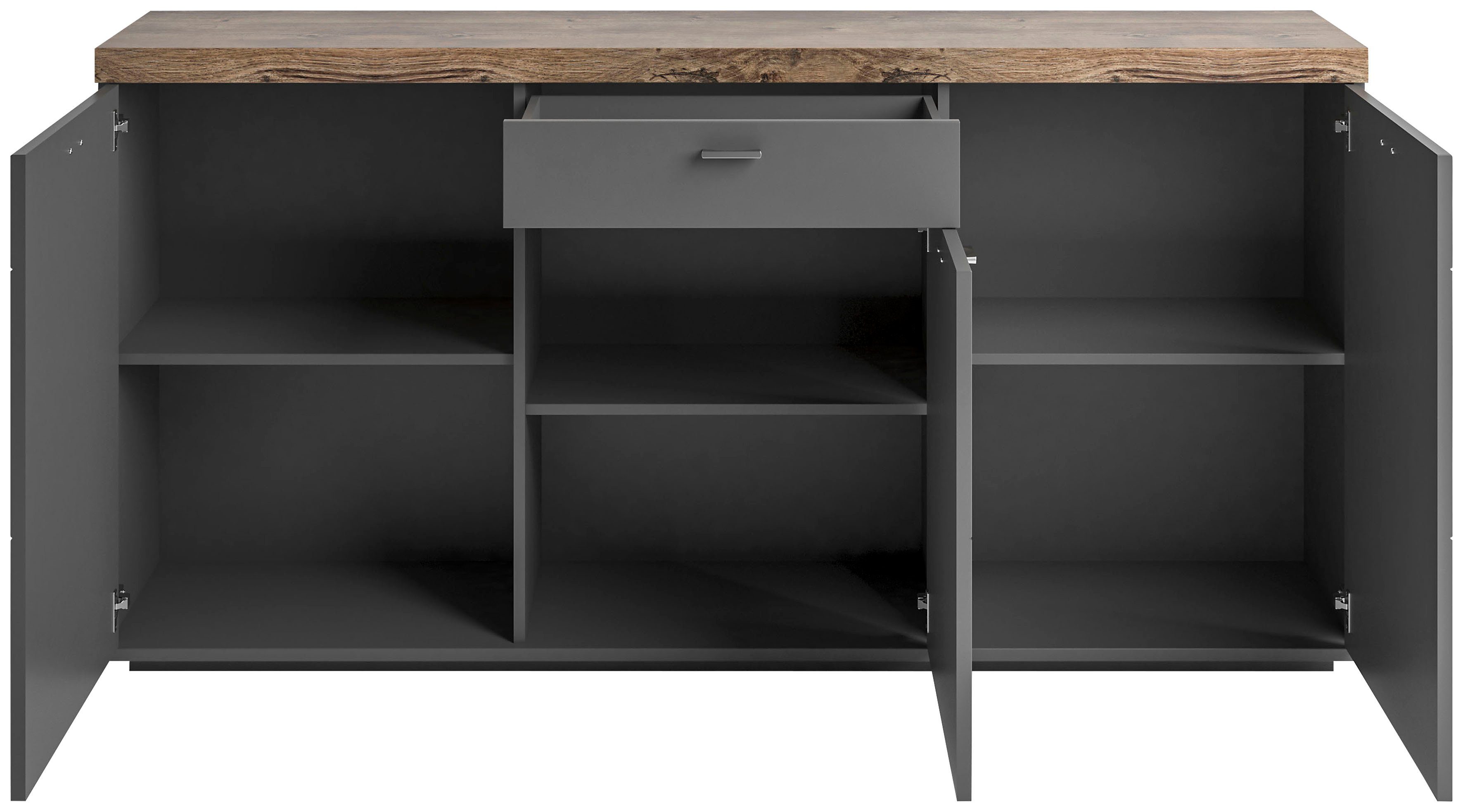 set one by Musterring Dressoir Lancaster In 2 kleuren, met verschillende bovenbladen te kiezen