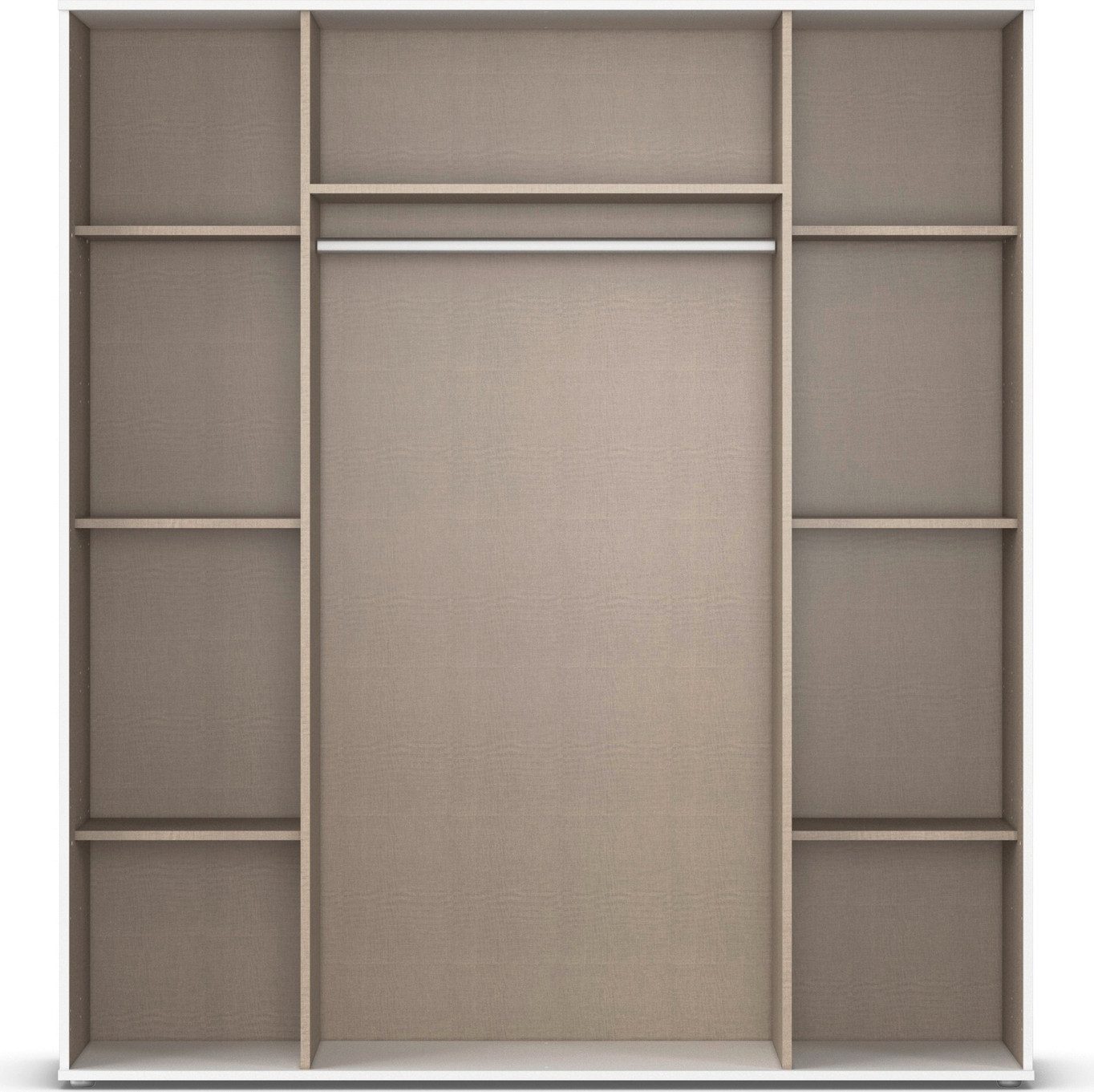 rauch Draaideurkast Kledingkast Kast Garderobe Wasmand ESSEA 4-deurs Breedte 168 cm met 4 lades en moderne grepen MADE IN GERMANY
