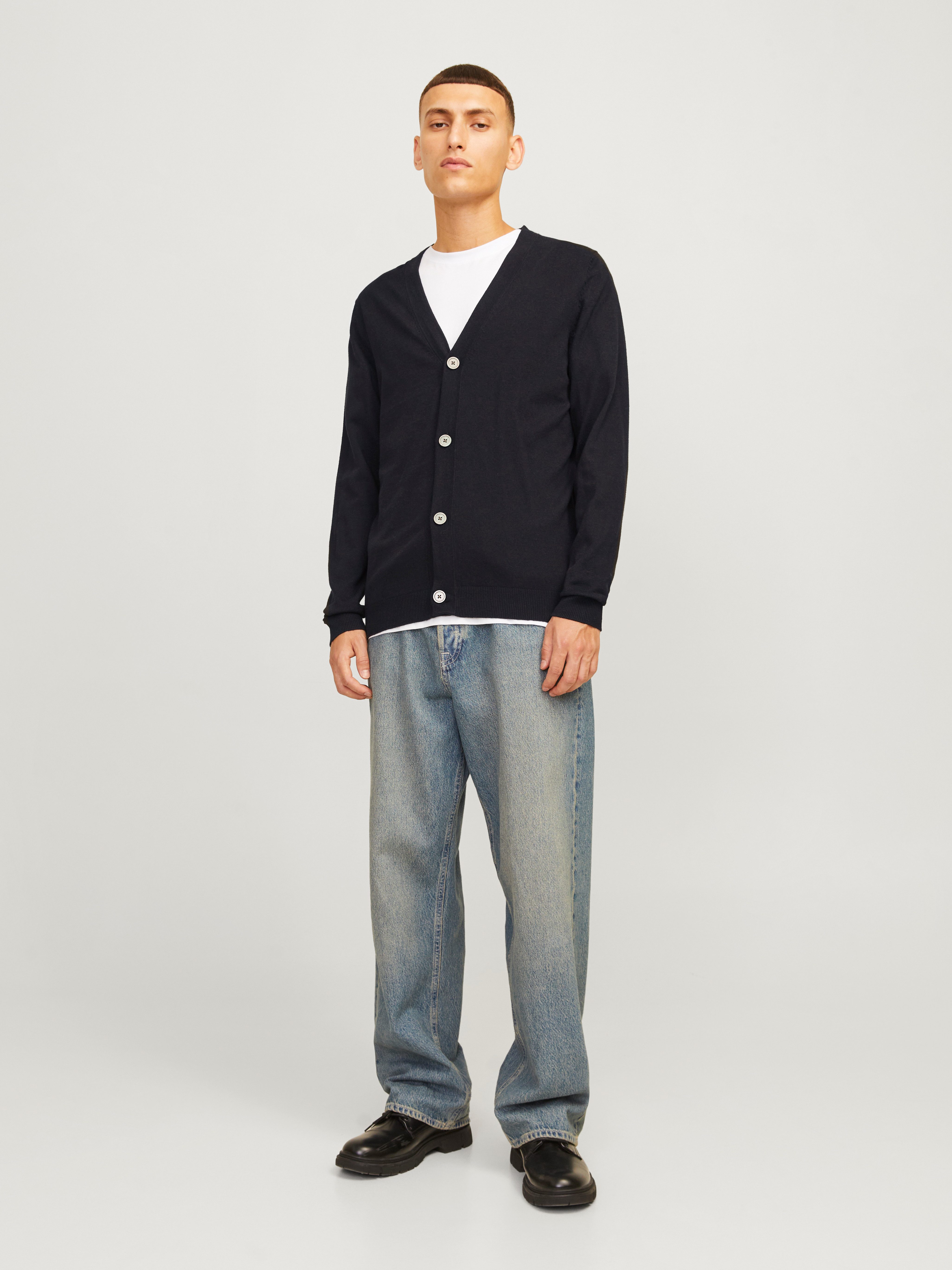 Jack & Jones Vest JJEEMIL KNIT BUTTON CARDIGAN NOOS