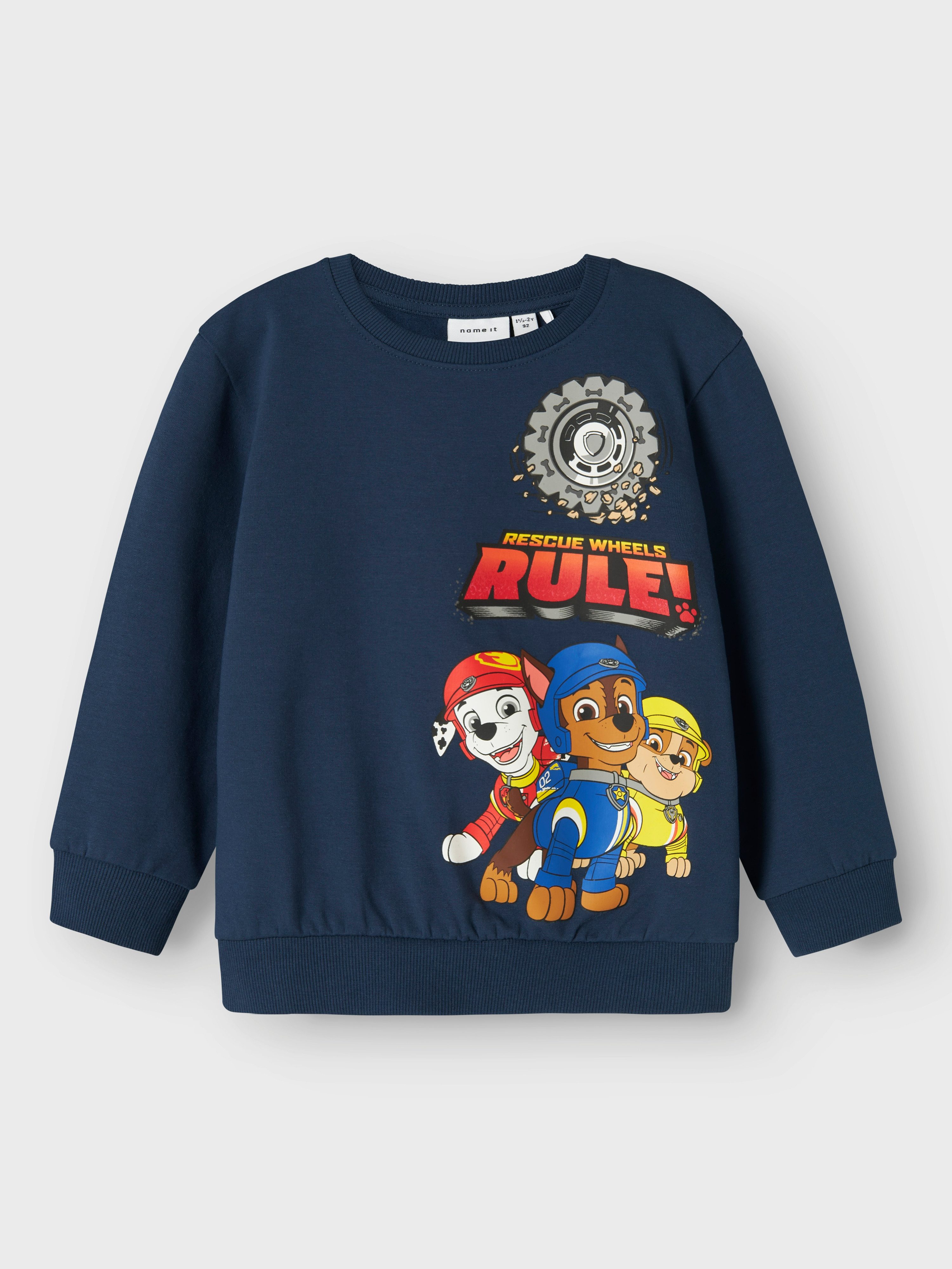 Name It Sweatshirt NMMSTEFFEN PAW NREG SWEAT BRU NOOS CPLG